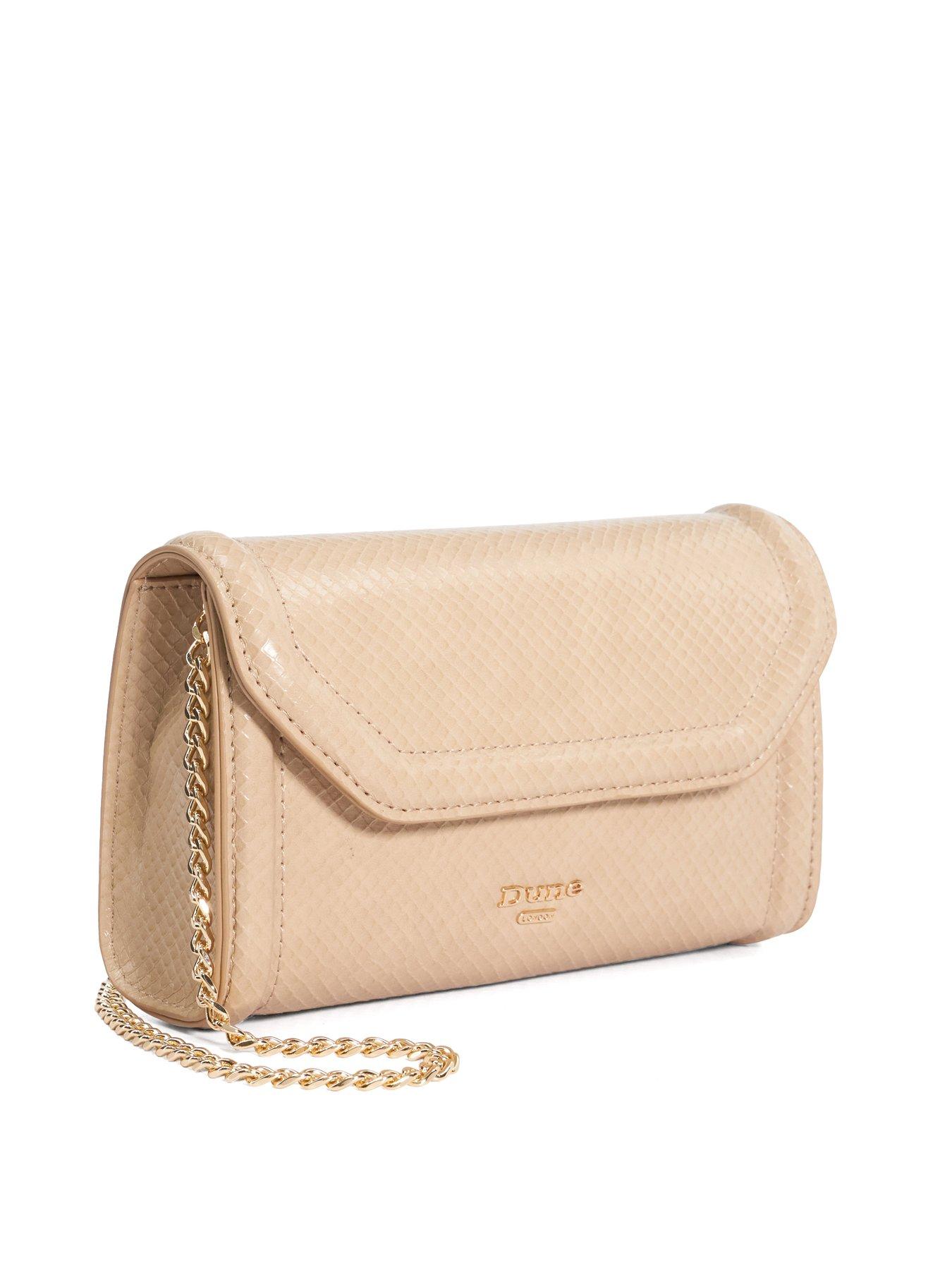 dune-london-bellili-clutch-bag-taupestillFront