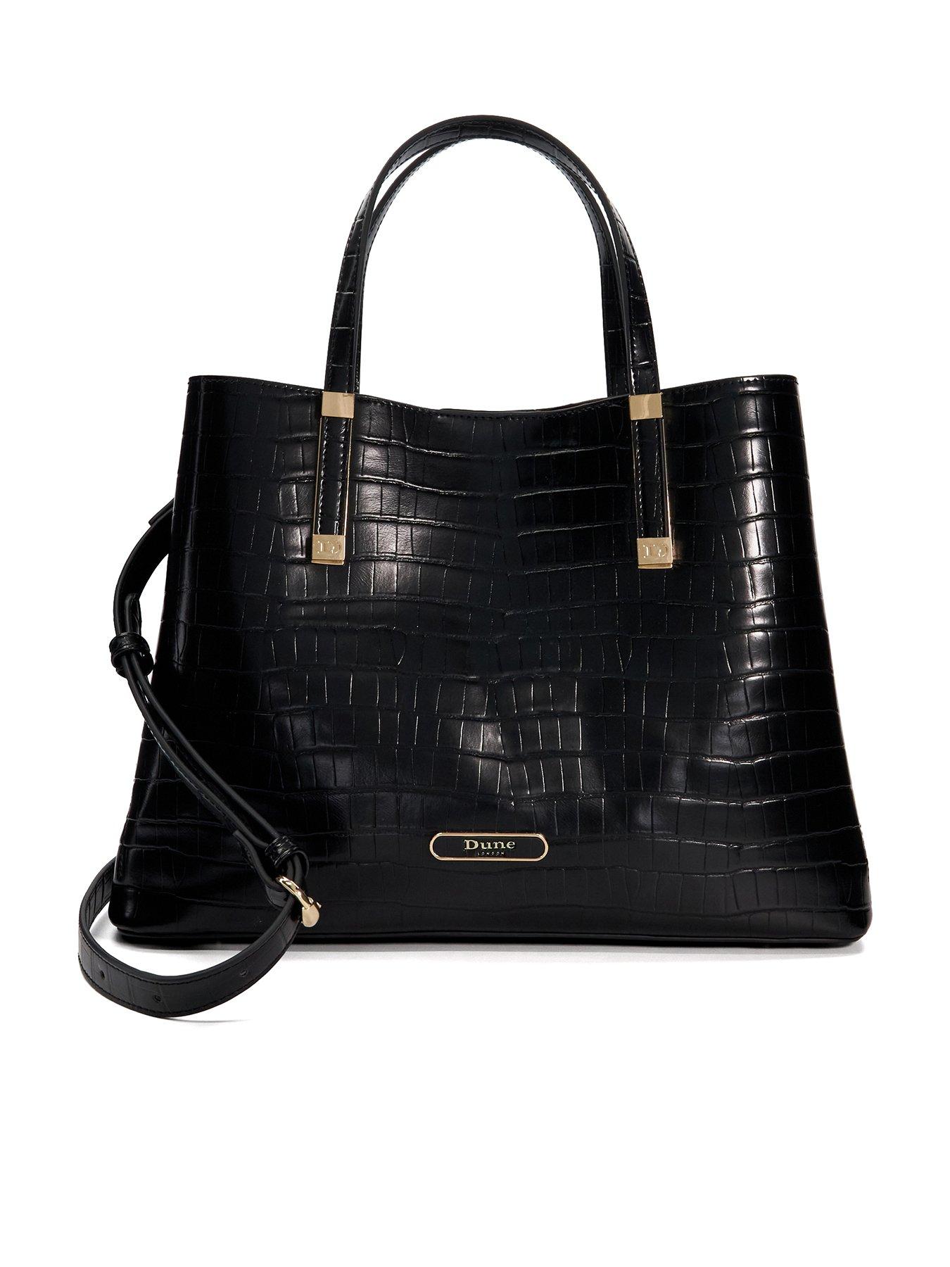 Dune london black handbag sale