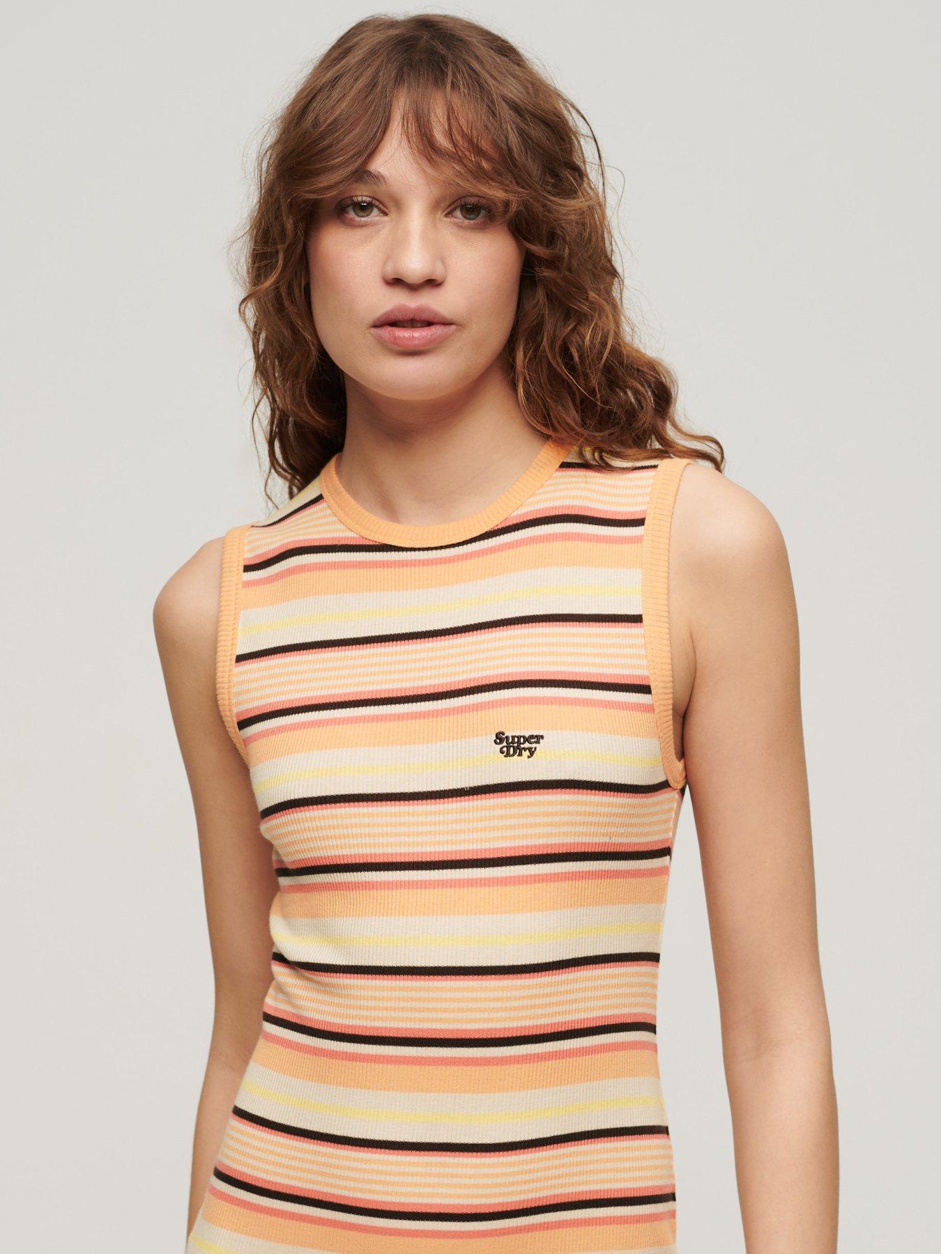 superdry-rib-bodycon-midi-dress-orangeoutfit