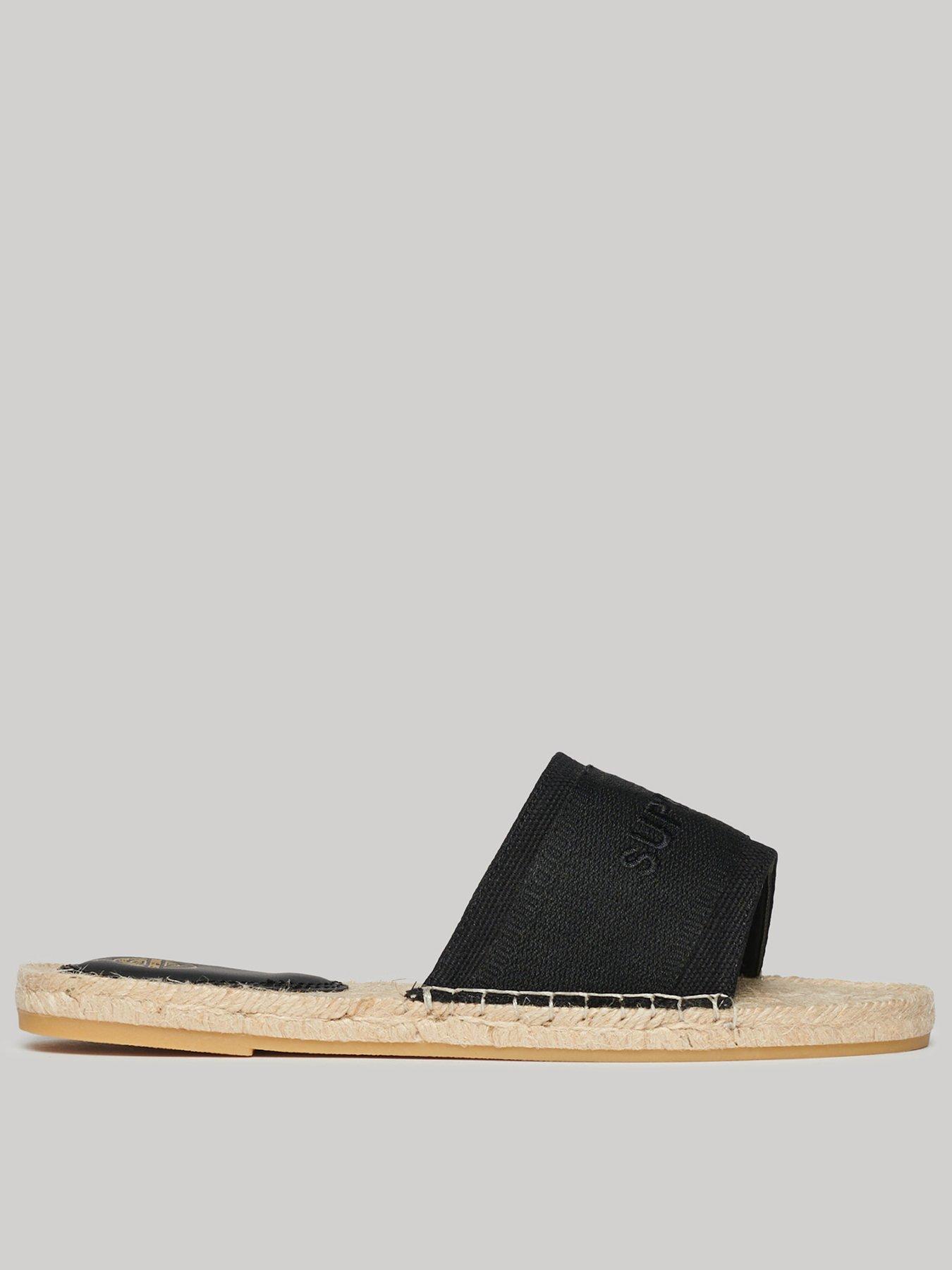 superdry-canvas-espadrille-overlay-sliders-black