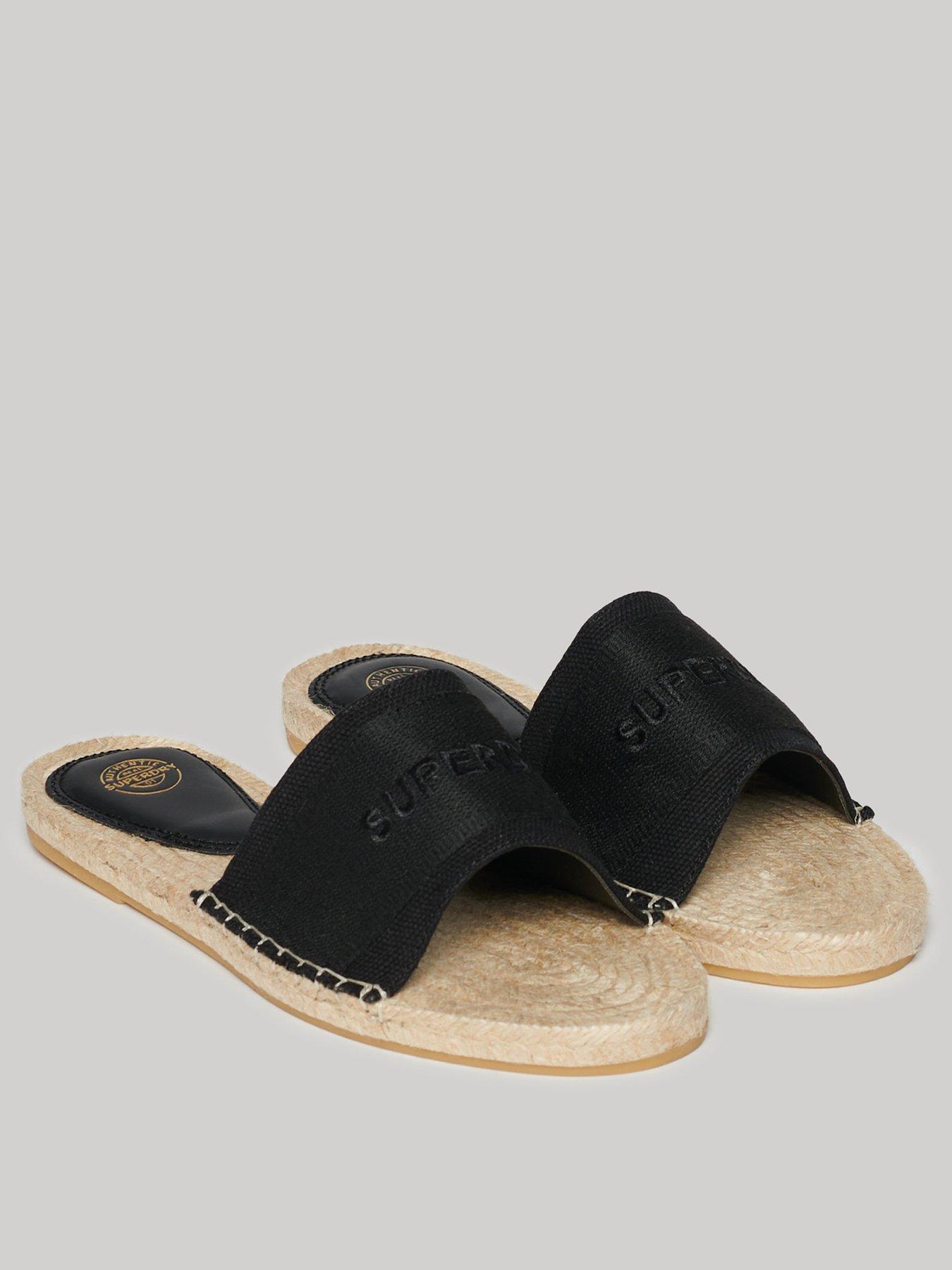 superdry-canvas-espadrille-overlay-sliders-blackstillFront