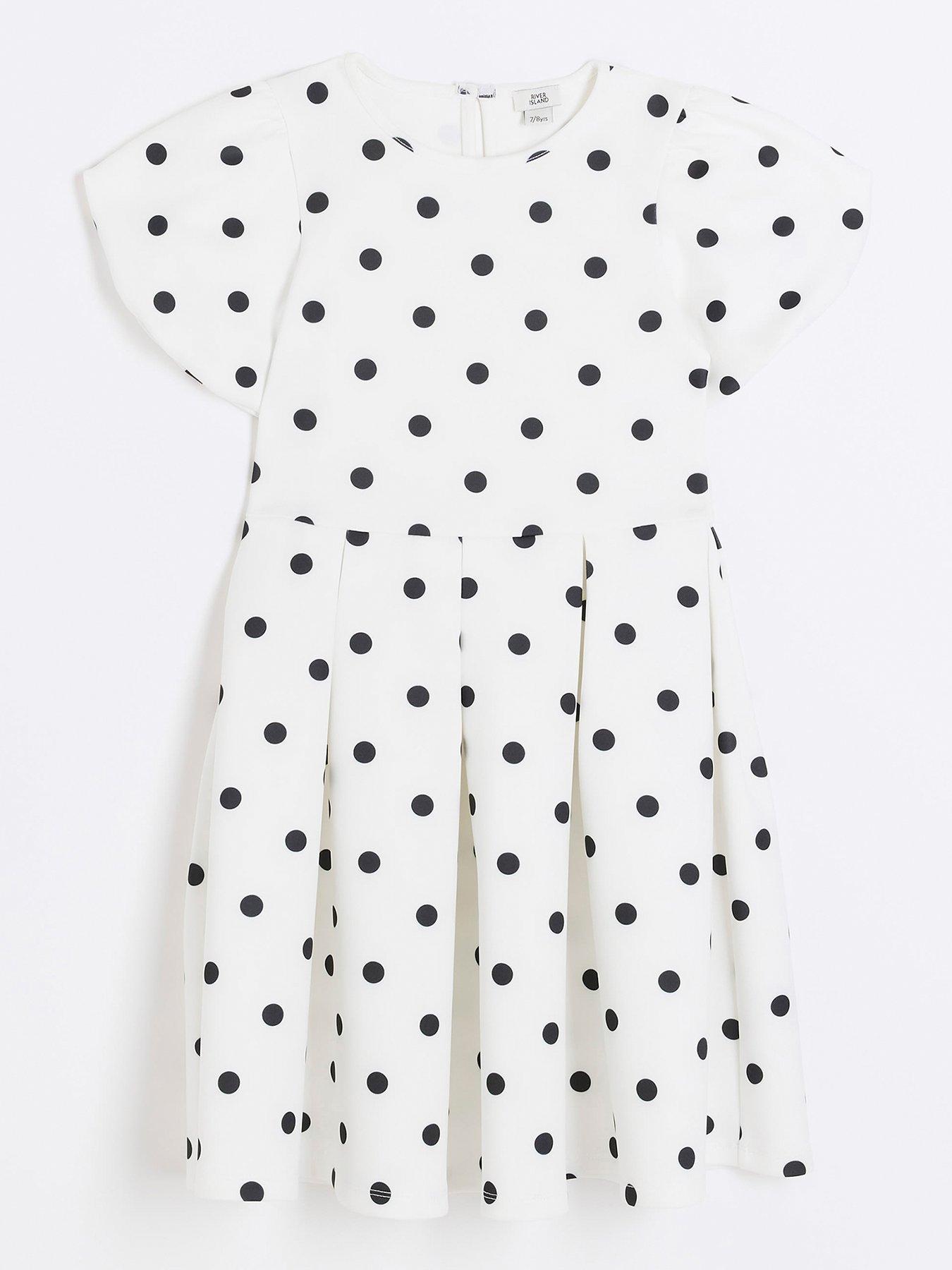 river-island-girls-polka-dot-puff-sleeve-dress-whitefront