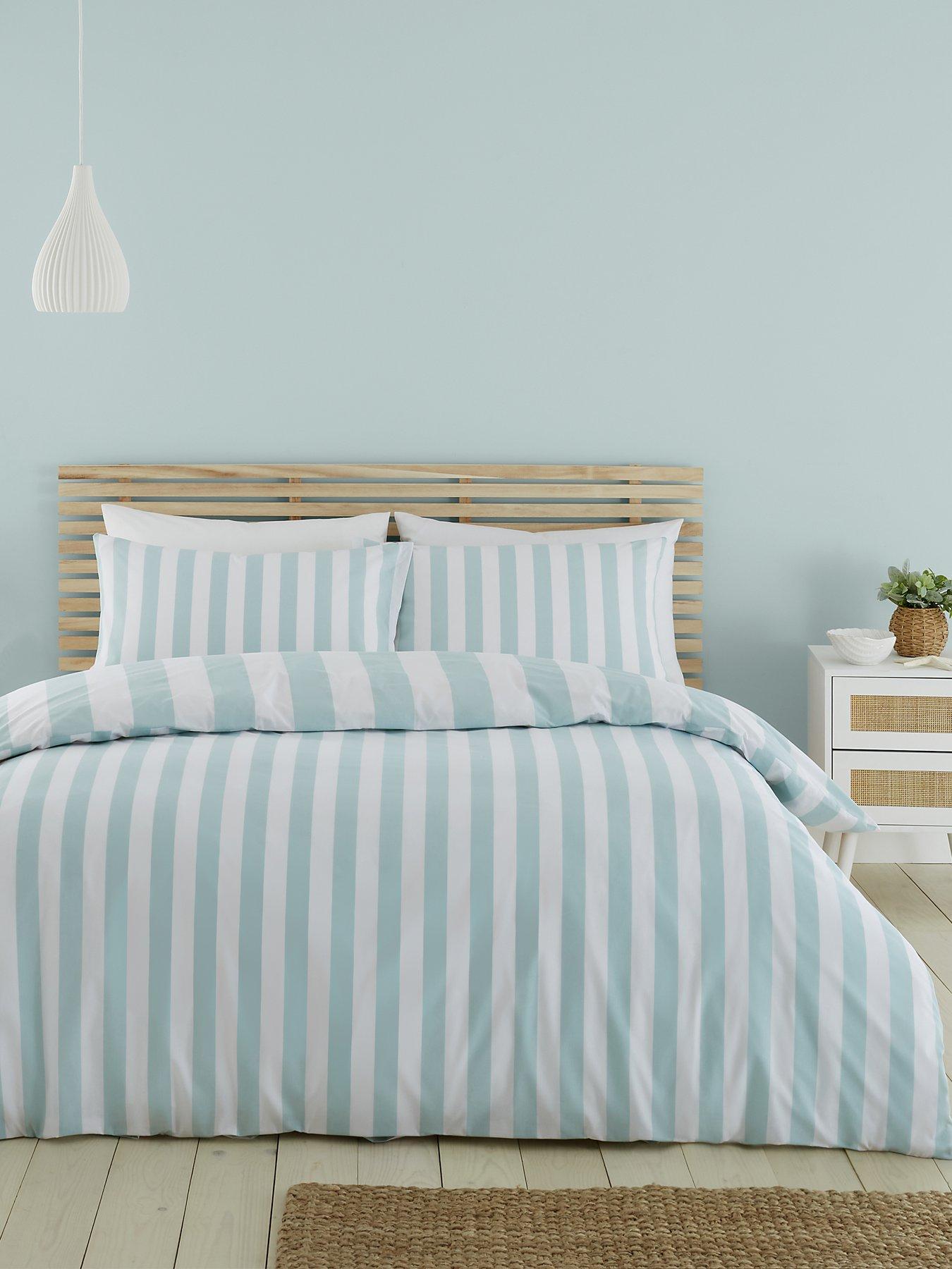 catherine-lansfield-cove-stripe-seafoam-duvet-cover-set