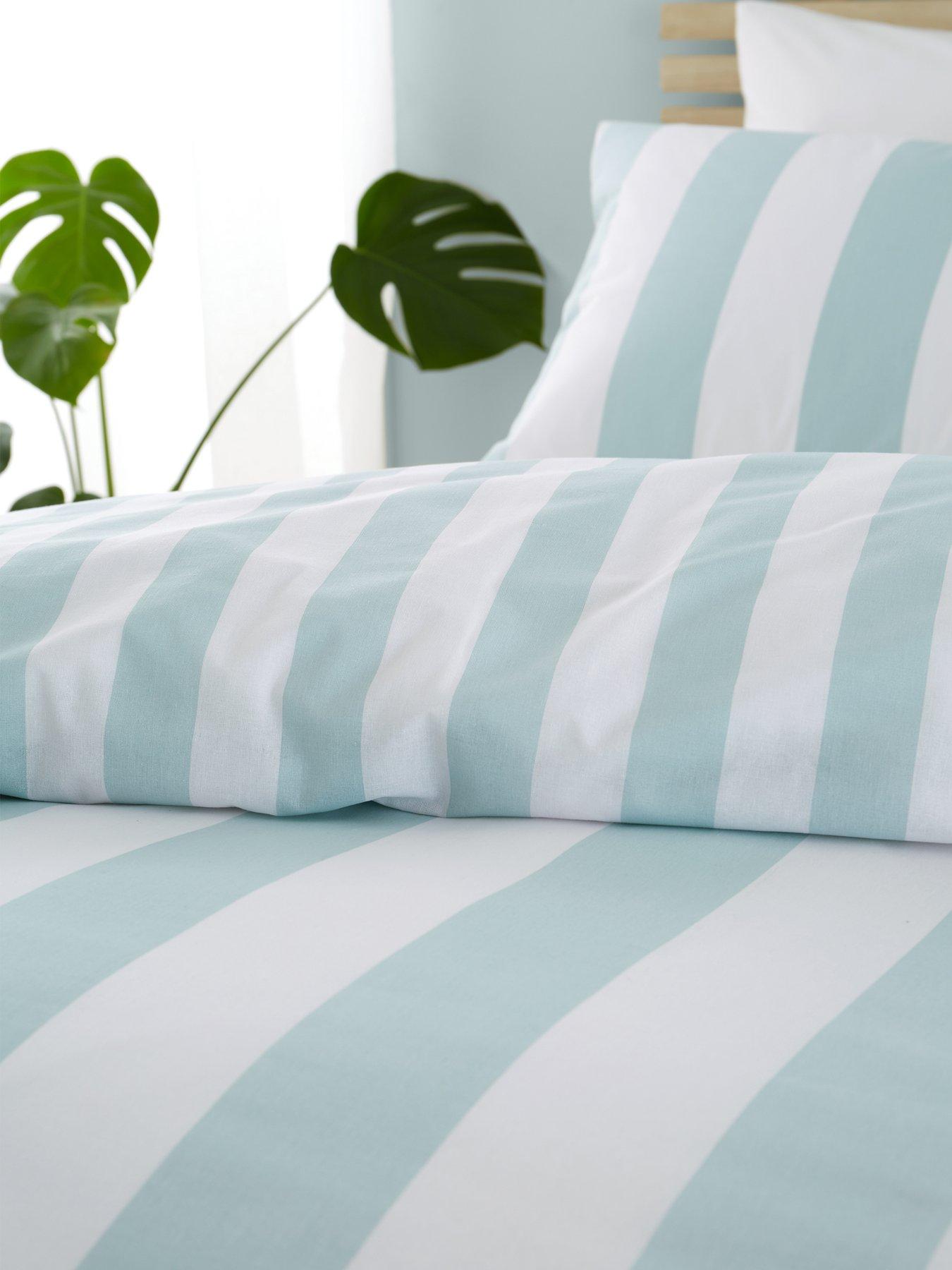 catherine-lansfield-cove-stripe-seafoam-duvet-cover-setoutfit