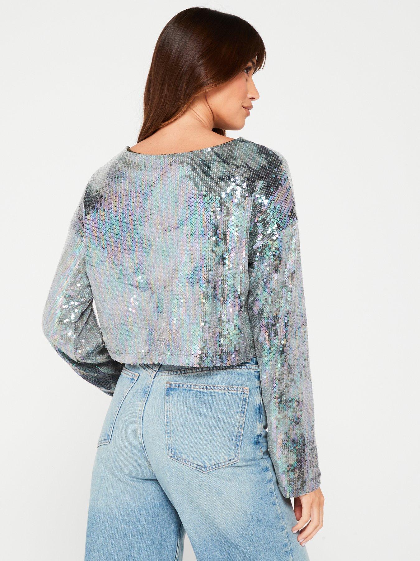 v-by-very-carol-byrne-sequin-long-sleeve-top-multistillFront