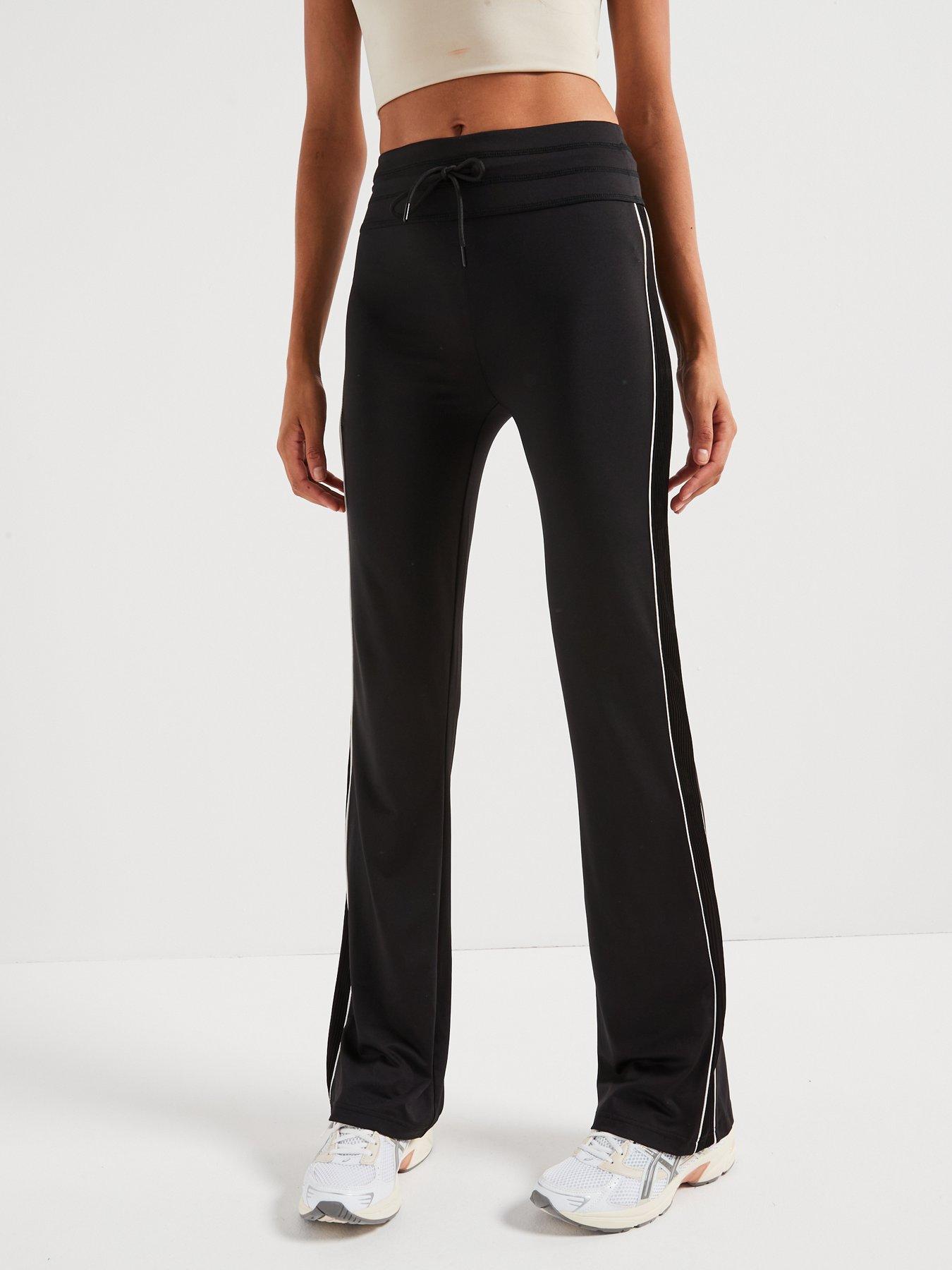 v-by-very-drawcord-waist-side-stripe-yoga-pant-black