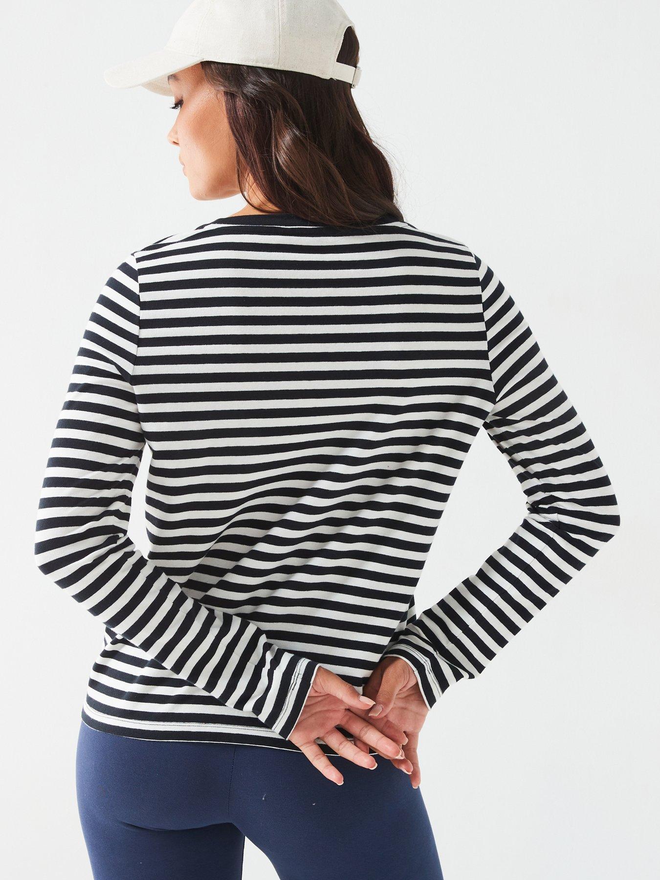 everyday-essential-loose-fit-crew-neck-long-sleeve-top-stripestillFront