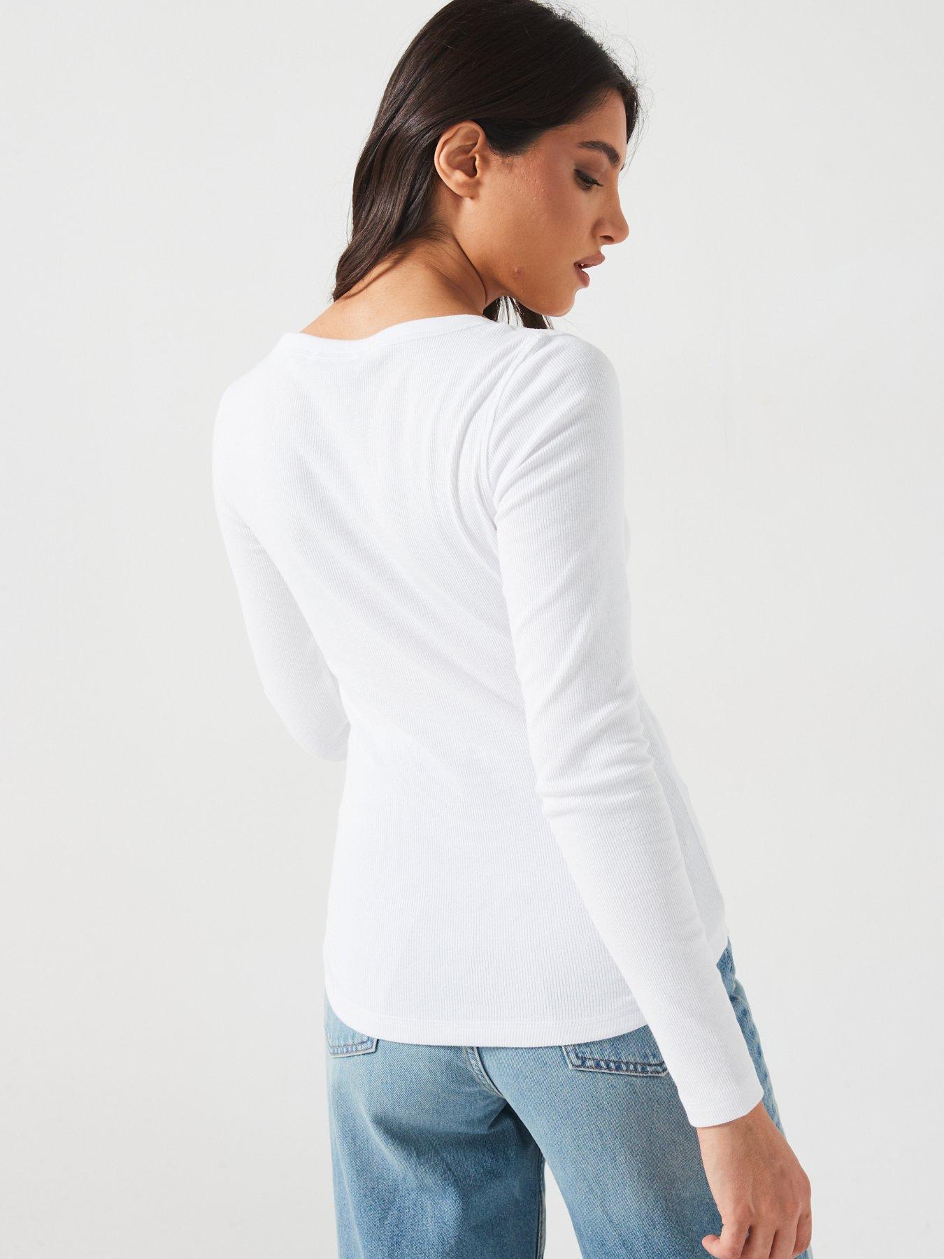 everyday-henley-ribbed-long-sleeve-top-whitestillFront