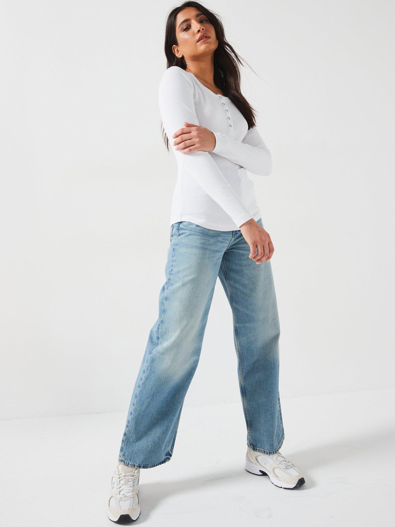 everyday-henley-ribbed-long-sleeve-top-whiteoutfit