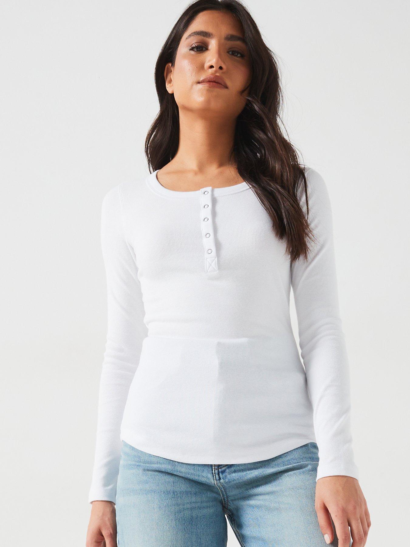 everyday-henley-ribbed-long-sleeve-top-whitedetail