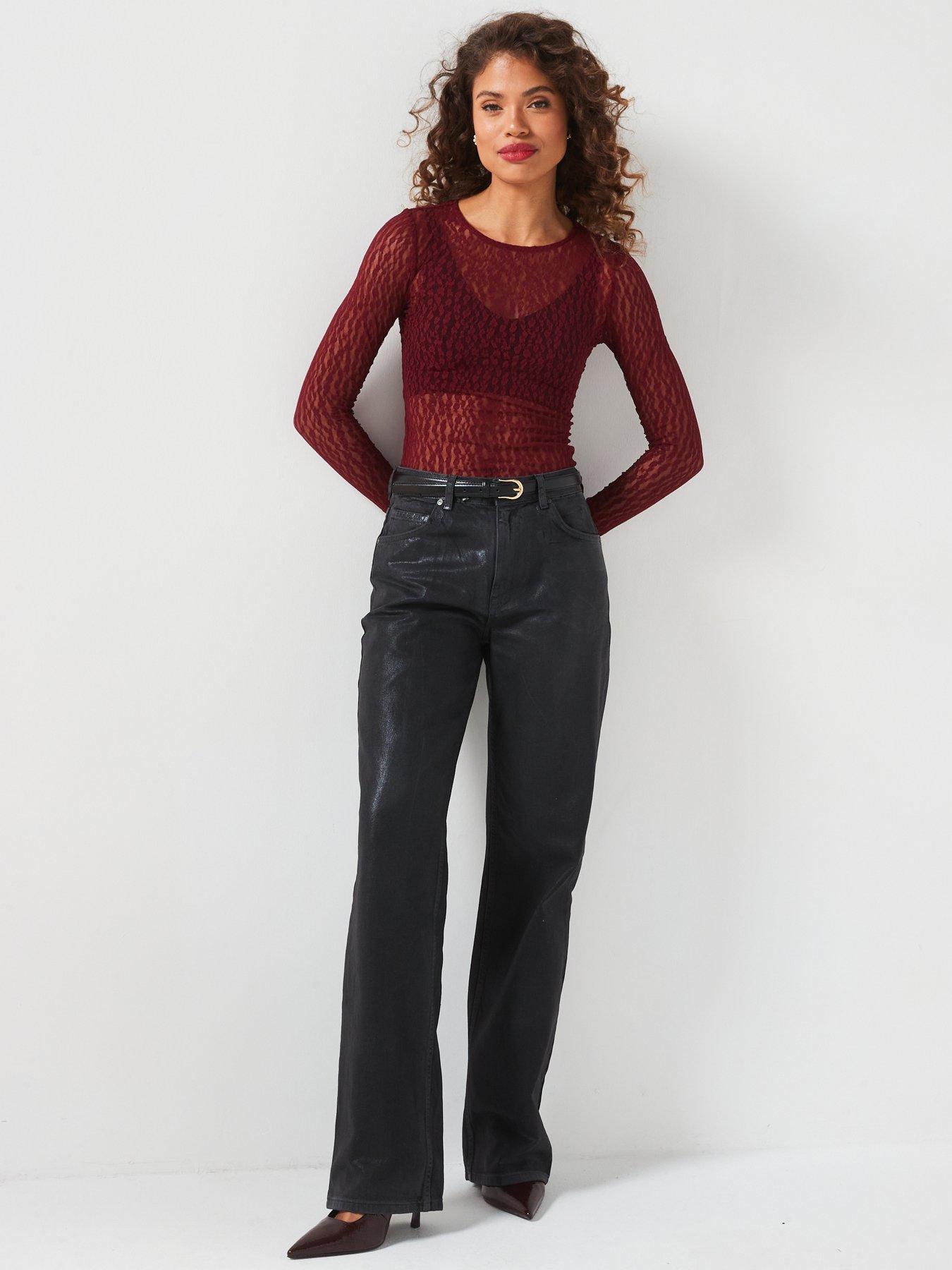 v-by-very-lace-long-sleeve-bodysuit-redback