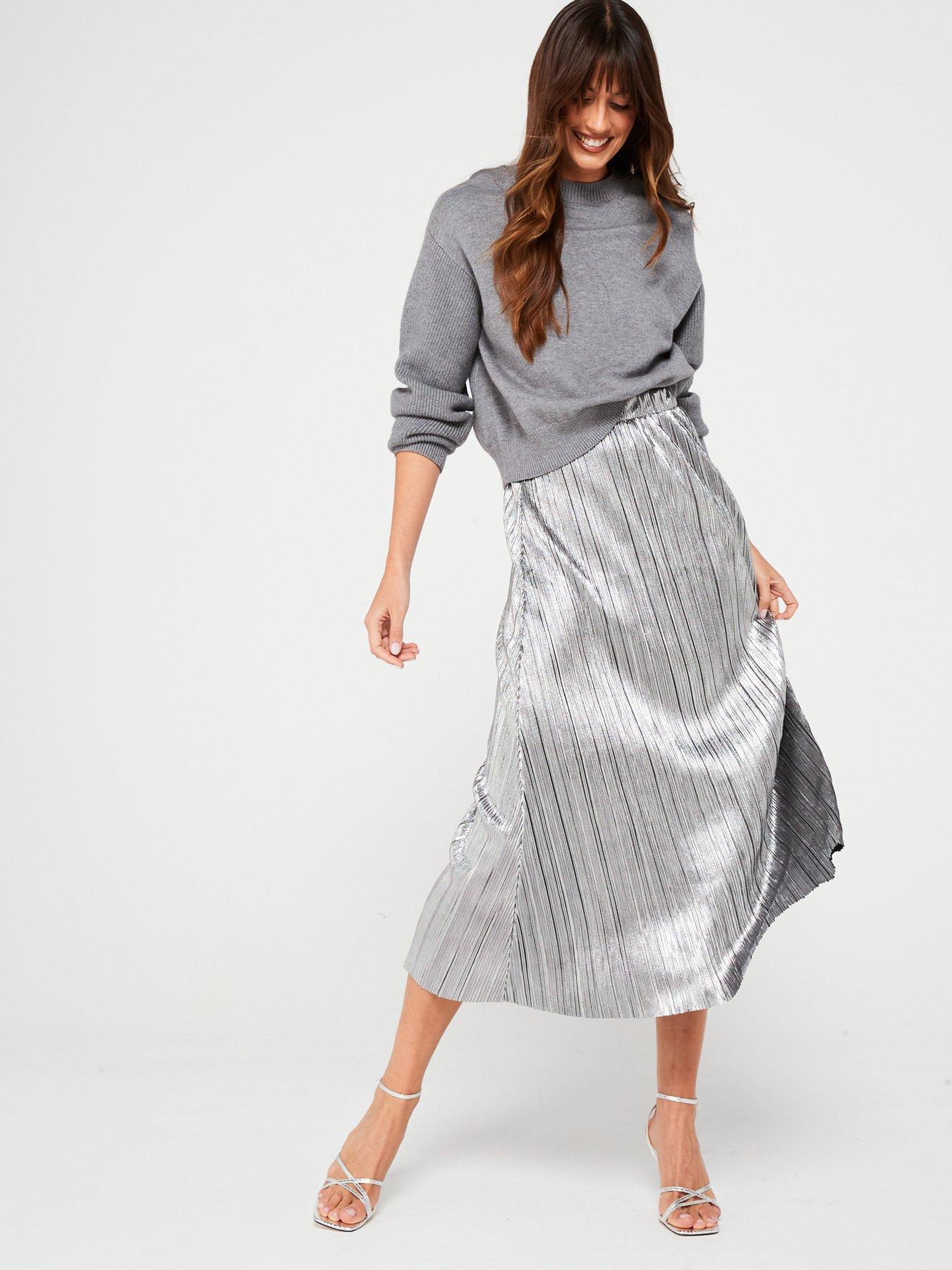 v-by-very-pleated-full-midaxi-skirt-silverdetail