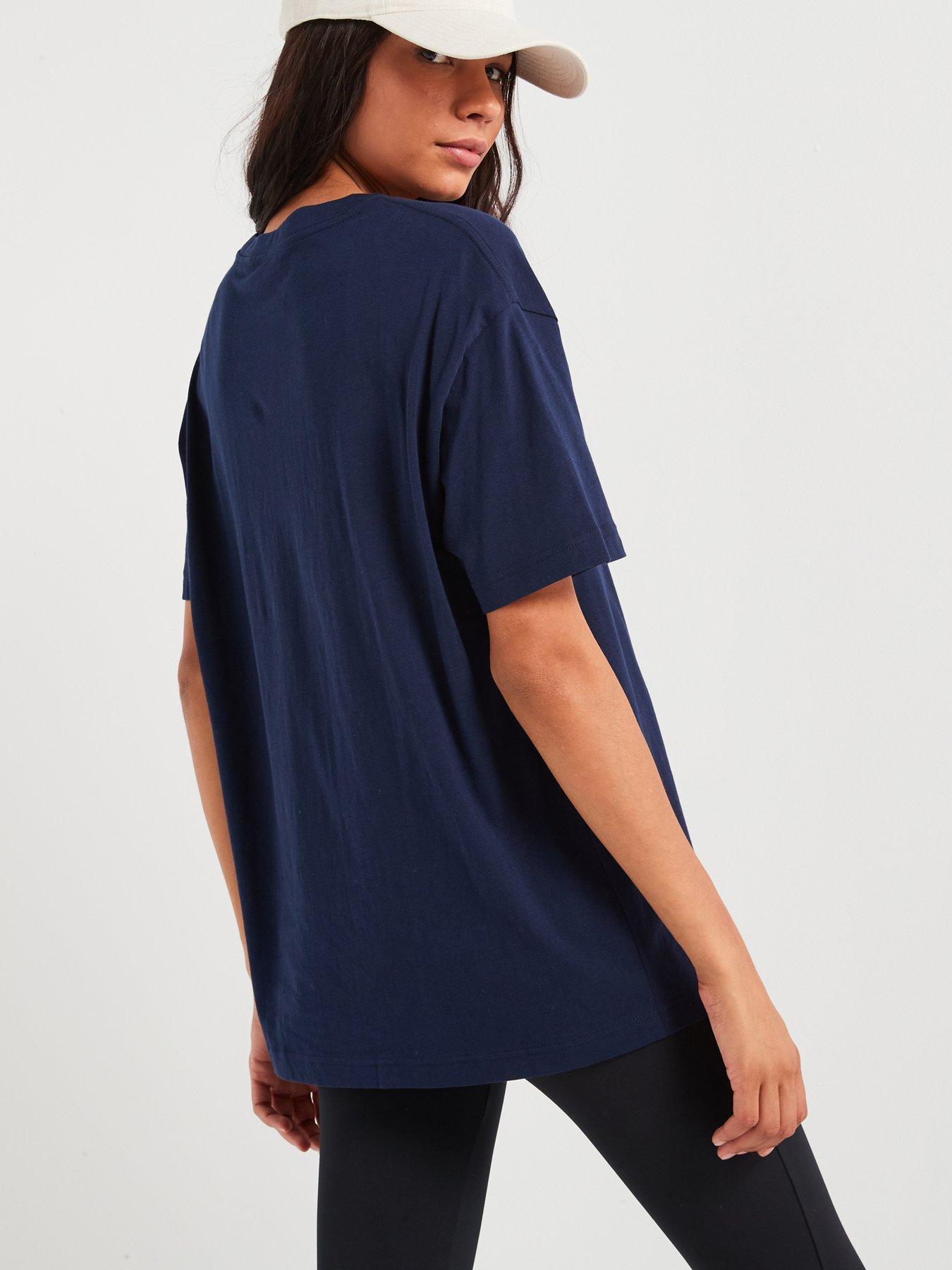 v-by-very-printed-oversized-t-shirt-navystillFront