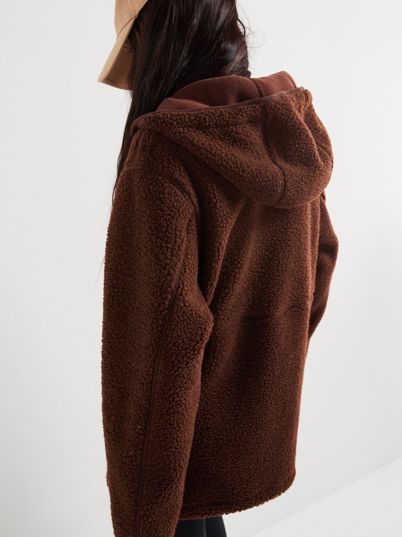 v-by-very-zip-through-hooded-contrast-toggle-sherpa-fleece-brownstillFront