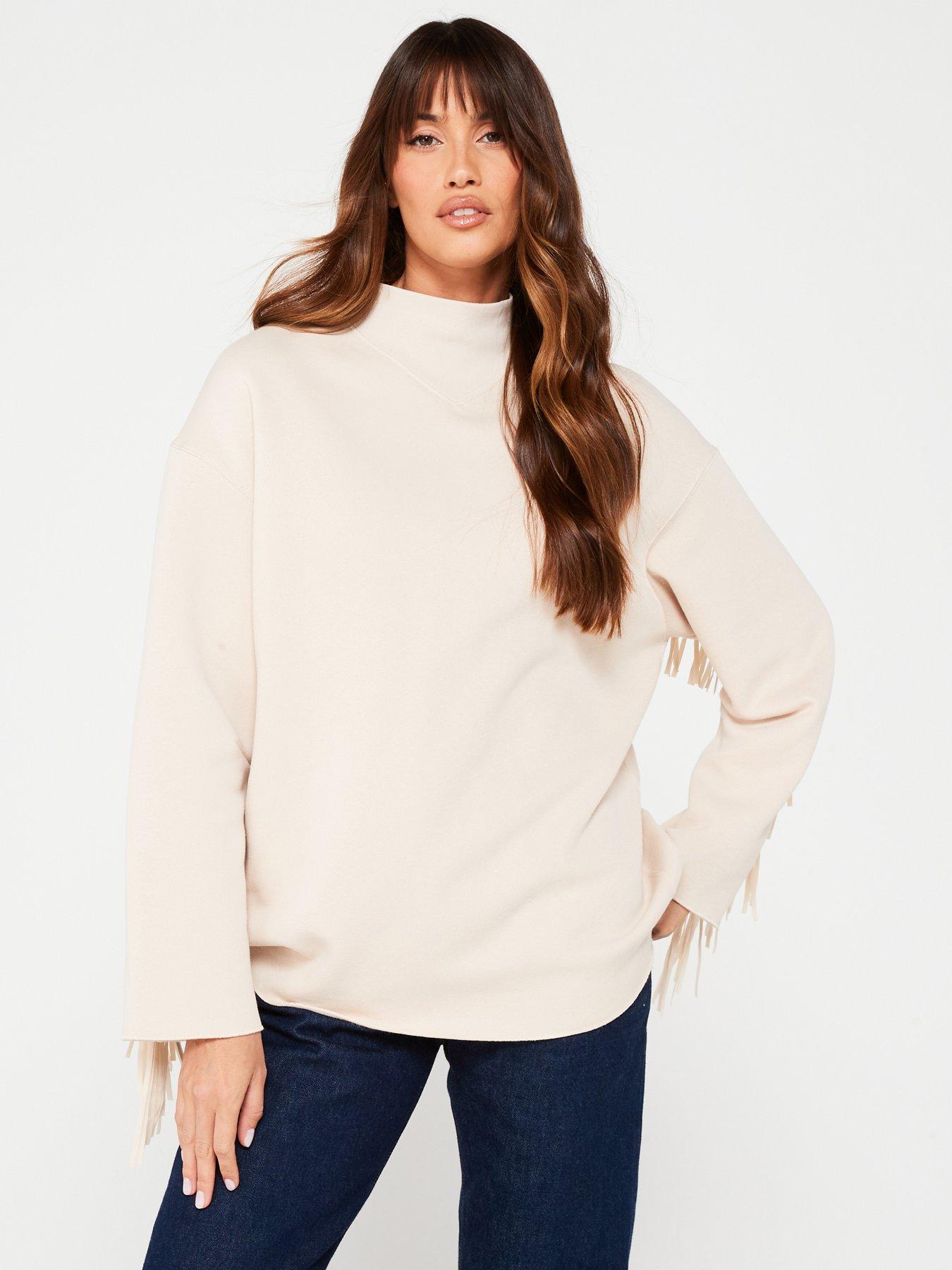 v-by-very-tassel-detail-high-neck-sweat-nude