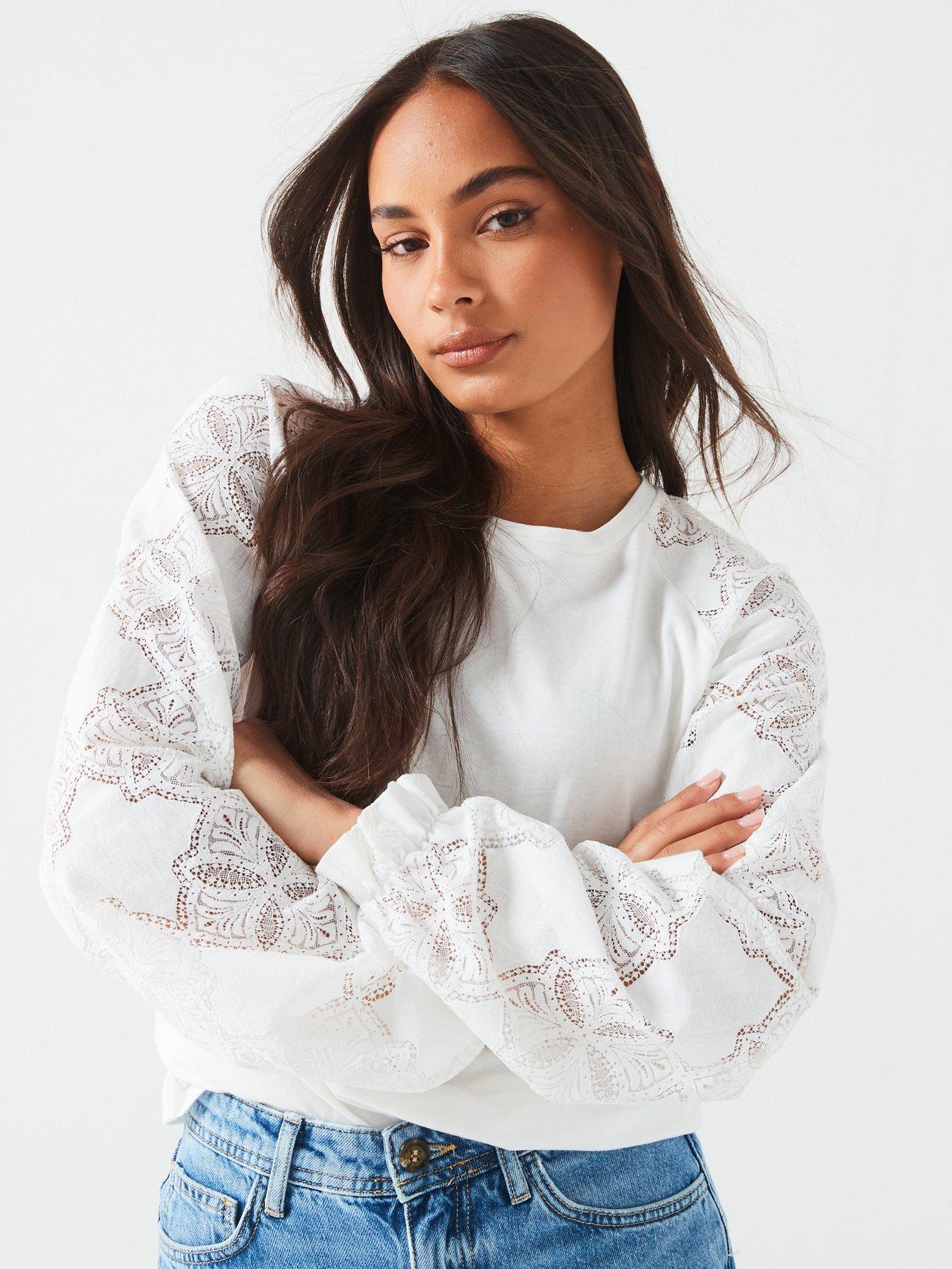 v-by-very-lace-sleeve-crew-neck-long-sleeve-top-cream