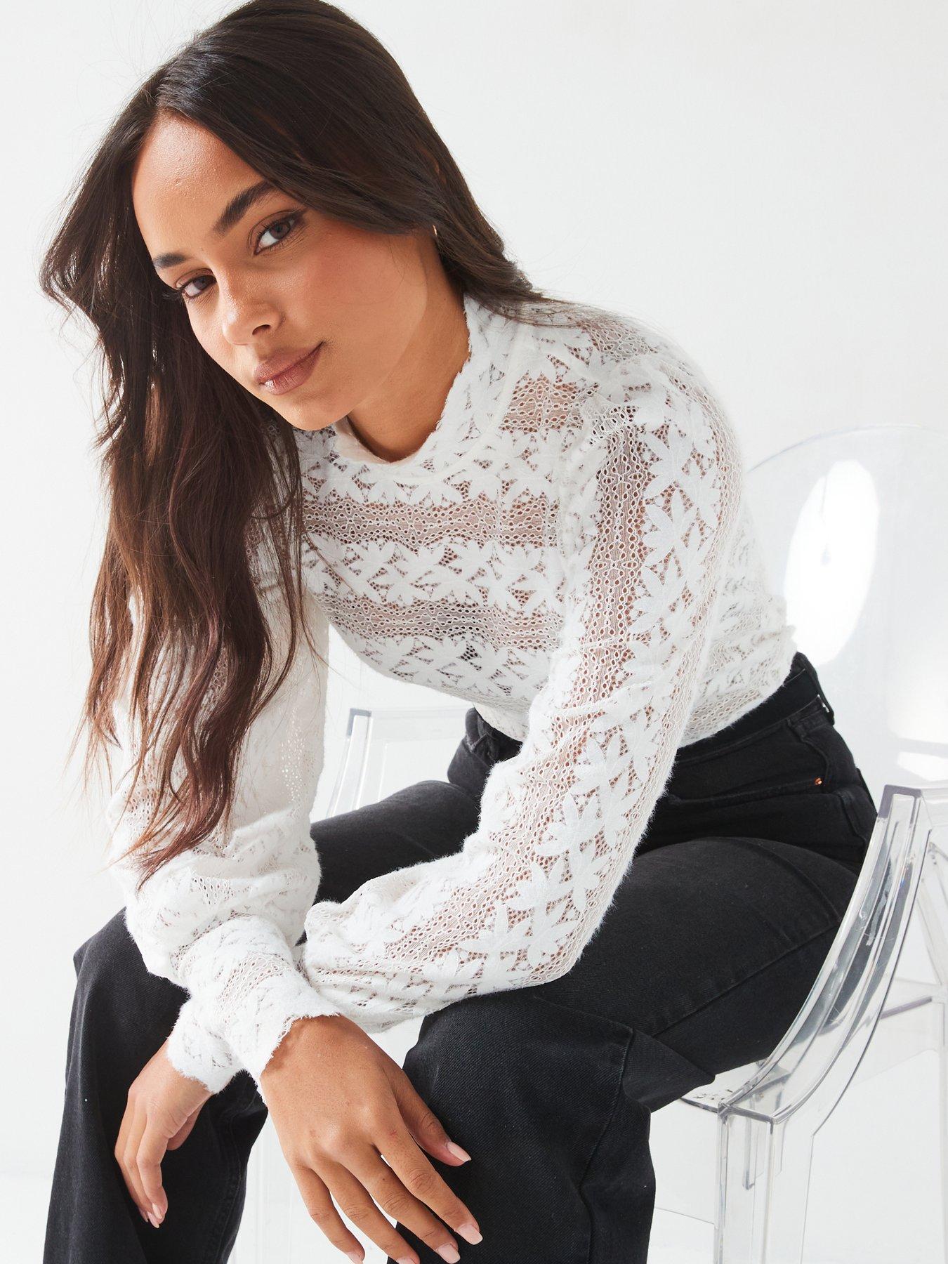 v-by-very-deep-cuff-long-sleeve-lace-top-creamoutfit