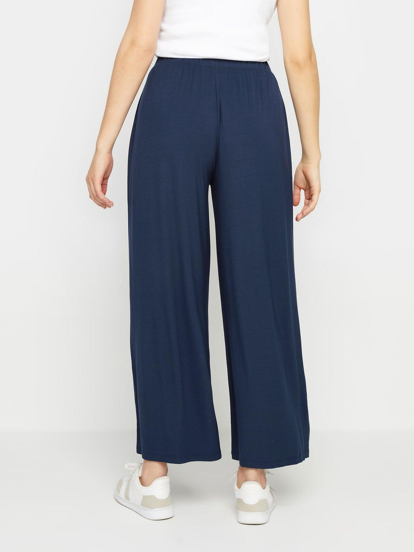 long-tall-sally-tall-navy-extra-wide-leg-jersey-culottestillFront