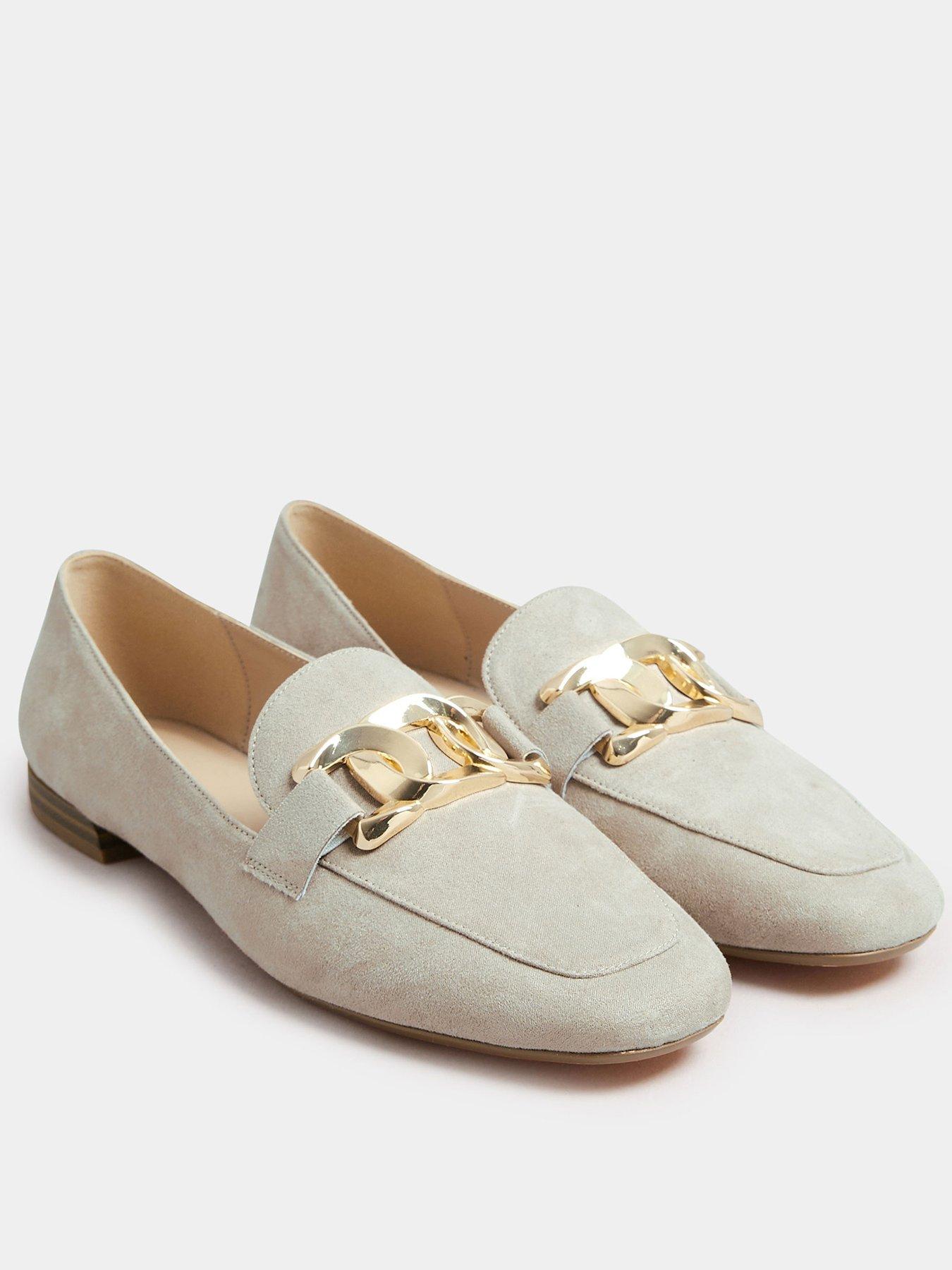 yours-extra-wide-fit-chain-detail-closed-back-loafer-natural