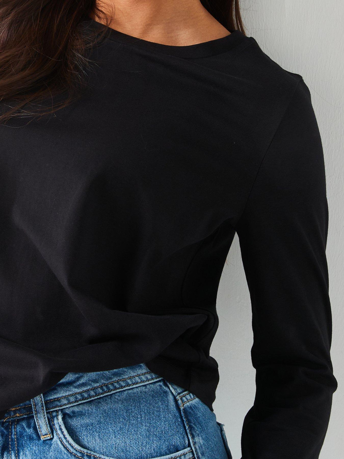 everyday-essential-loose-fit-crew-neck-long-sleeve-top-blackoutfit