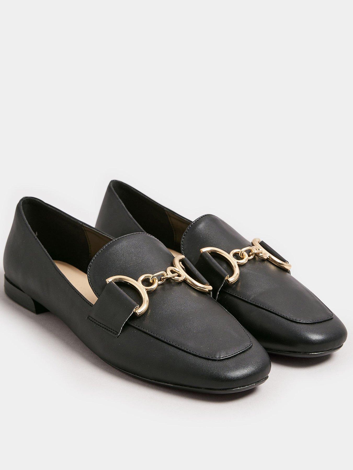 yours-extra-wide-fit-link-loafer-black