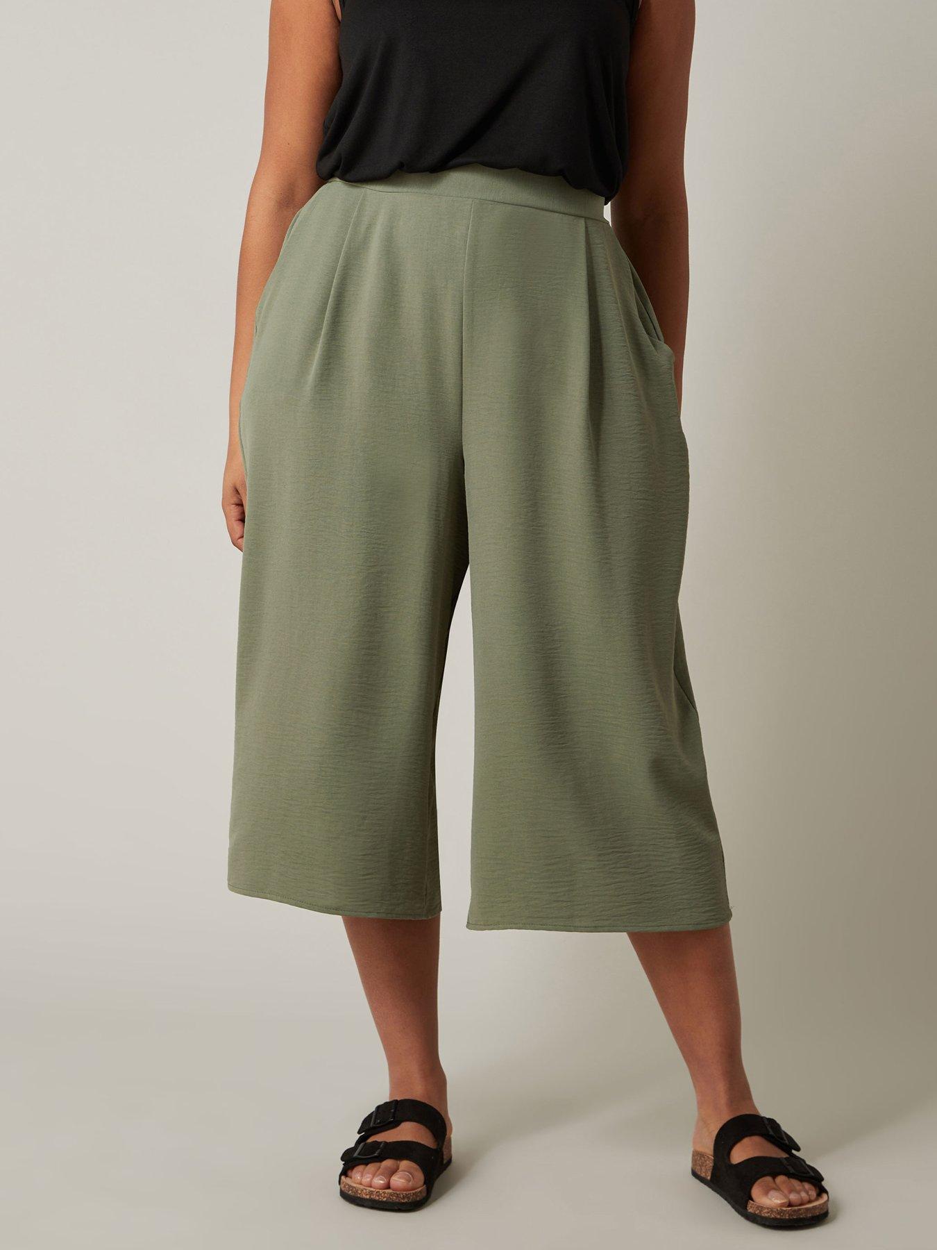 evans-air-flow-culotte-trouser-khaki