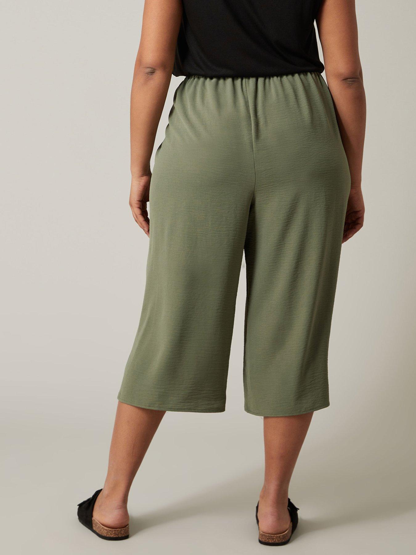 evans-air-flow-culotte-trouser-khakistillFront