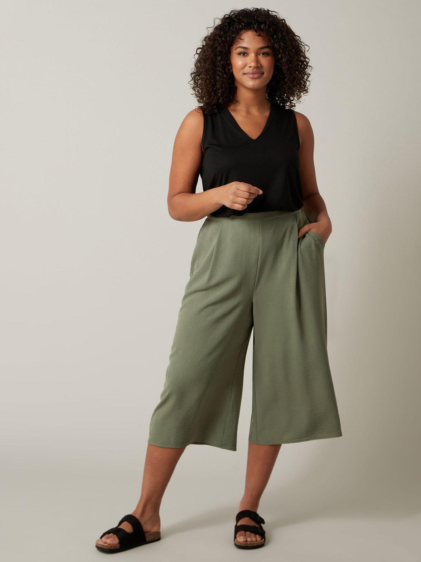 evans-air-flow-culotte-trouser-khakiback