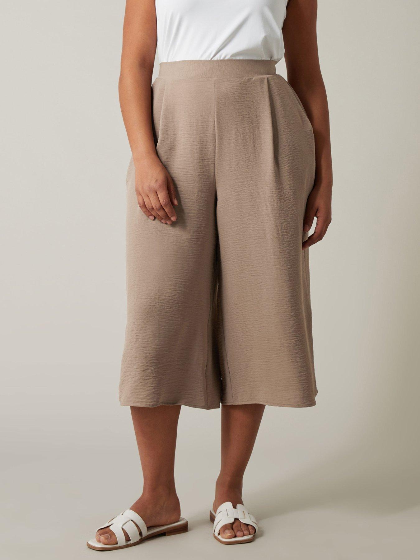 evans-air-flow-culotte-trouser-taupe