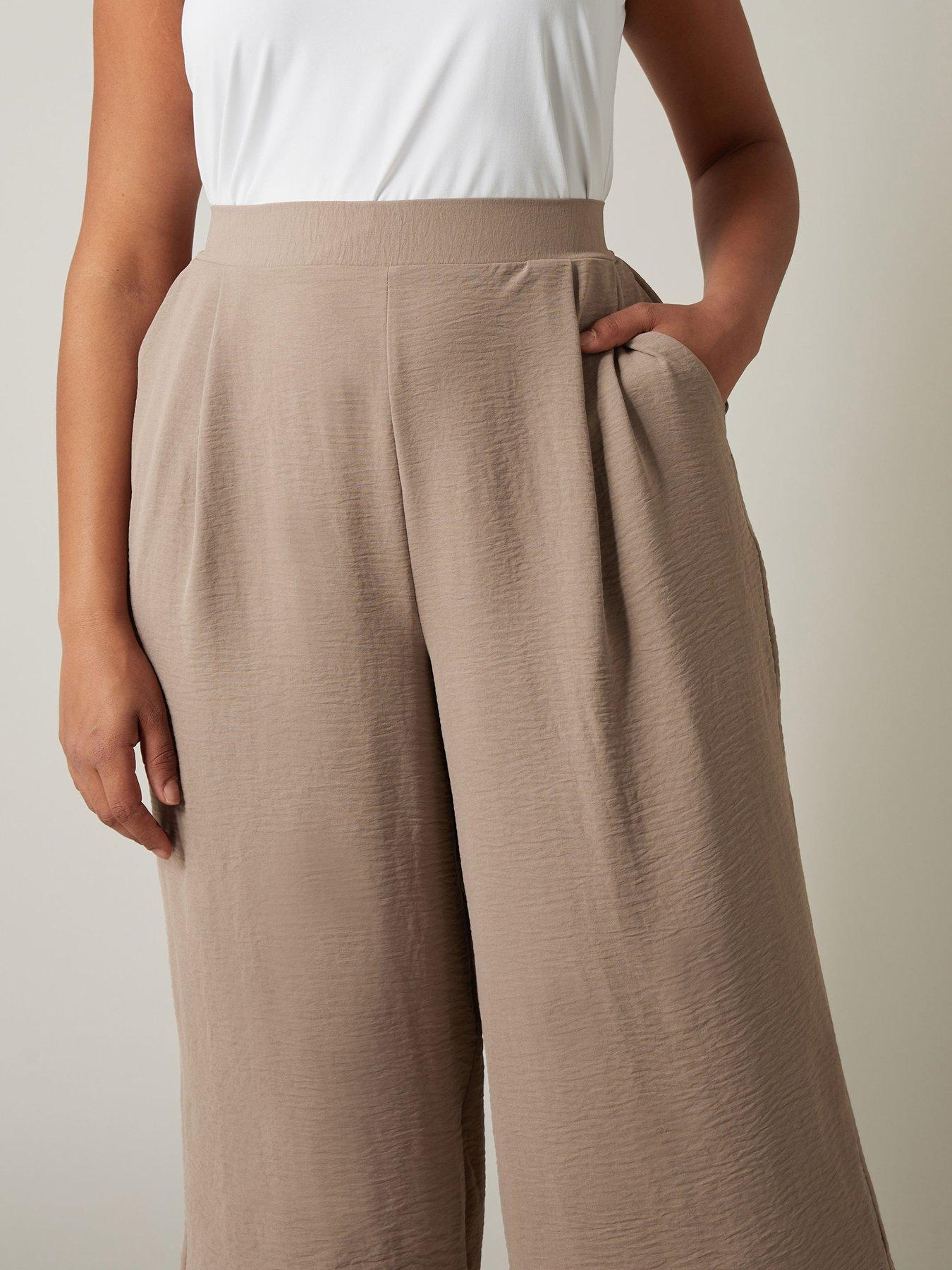 evans-air-flow-culotte-trouser-taupeoutfit