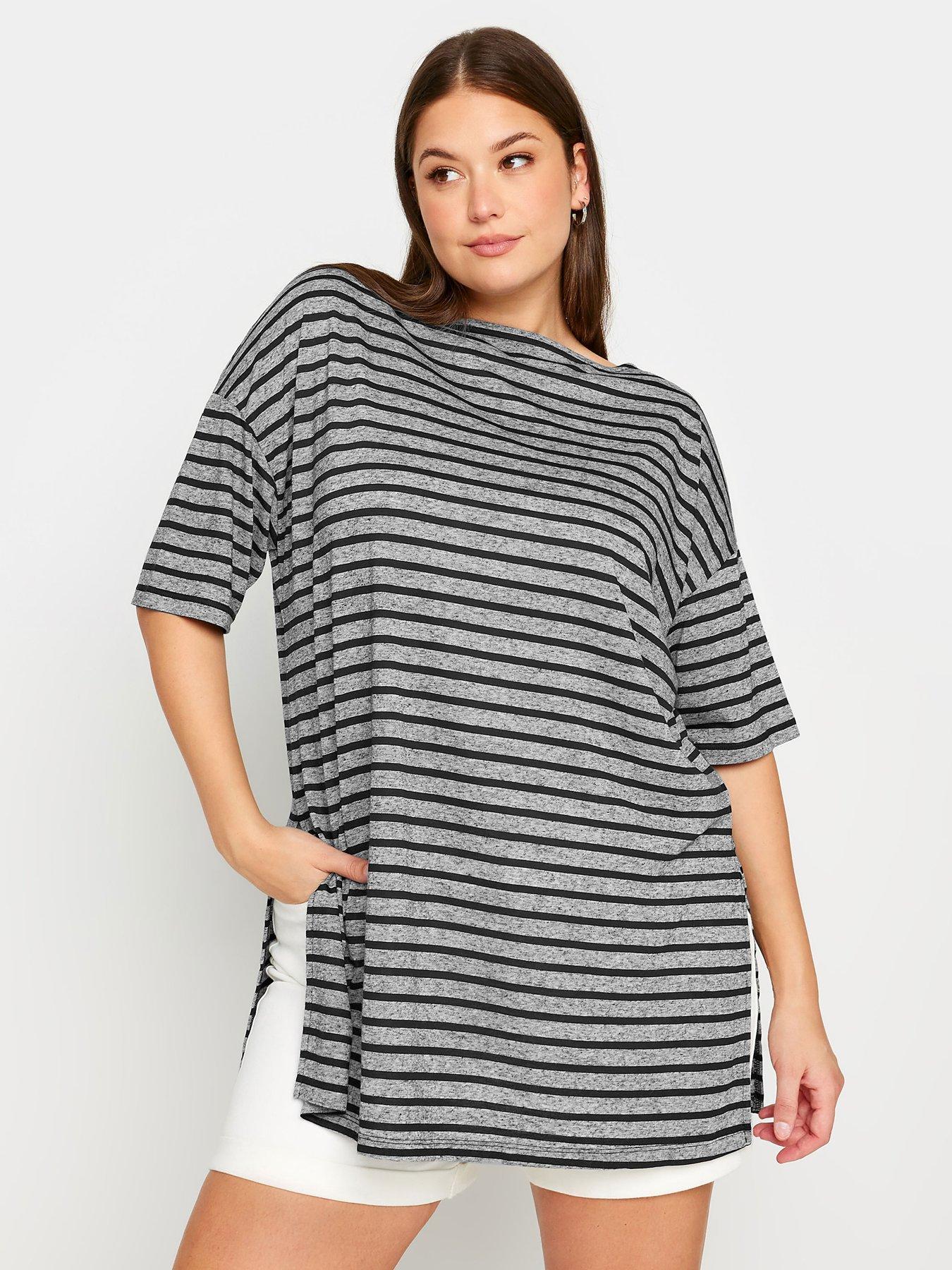 yours-striped-t-shirt-blackfront