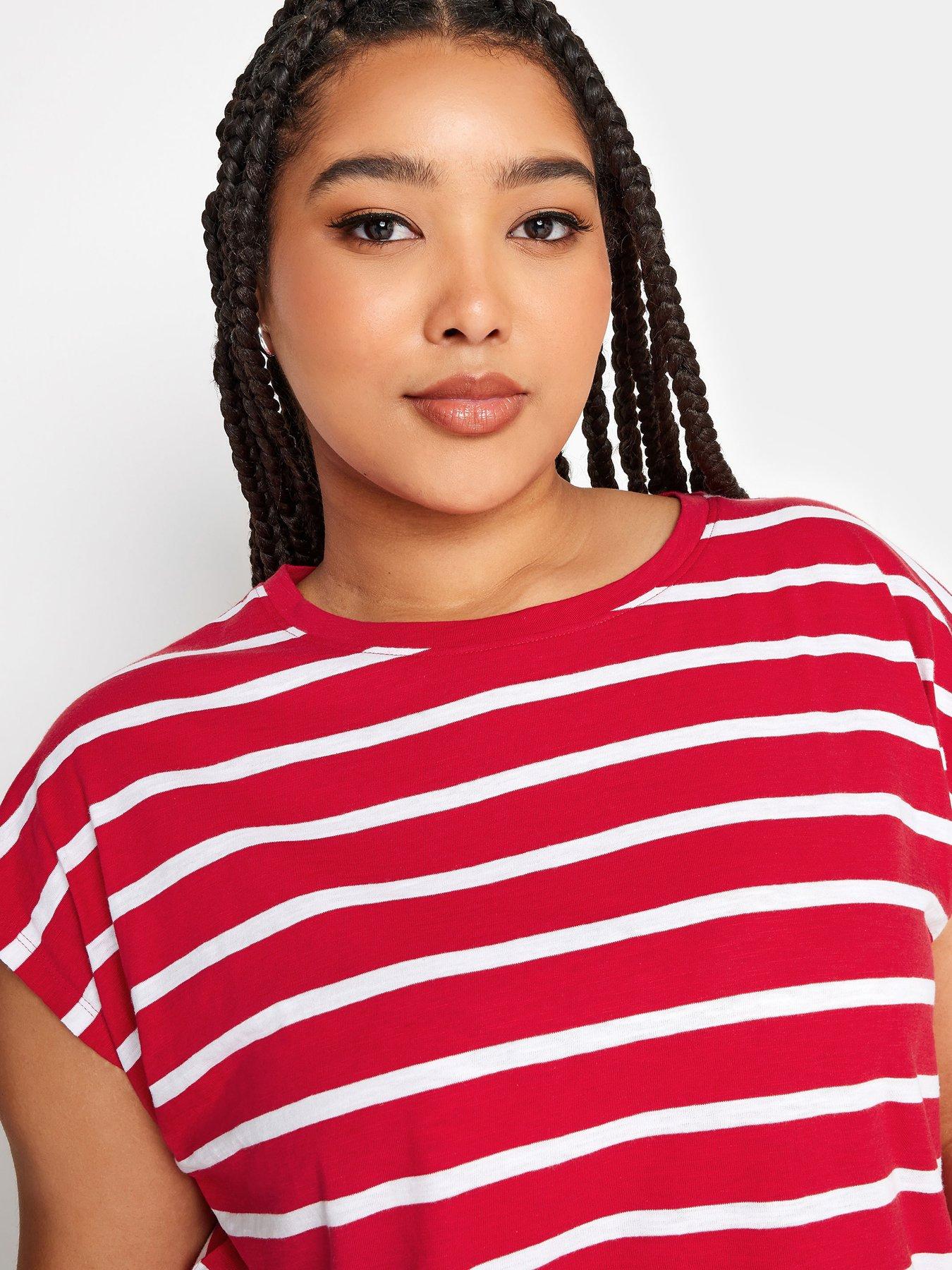 yours-grown-on-sleeve-t-shirt-stripe--red-whiteoutfit