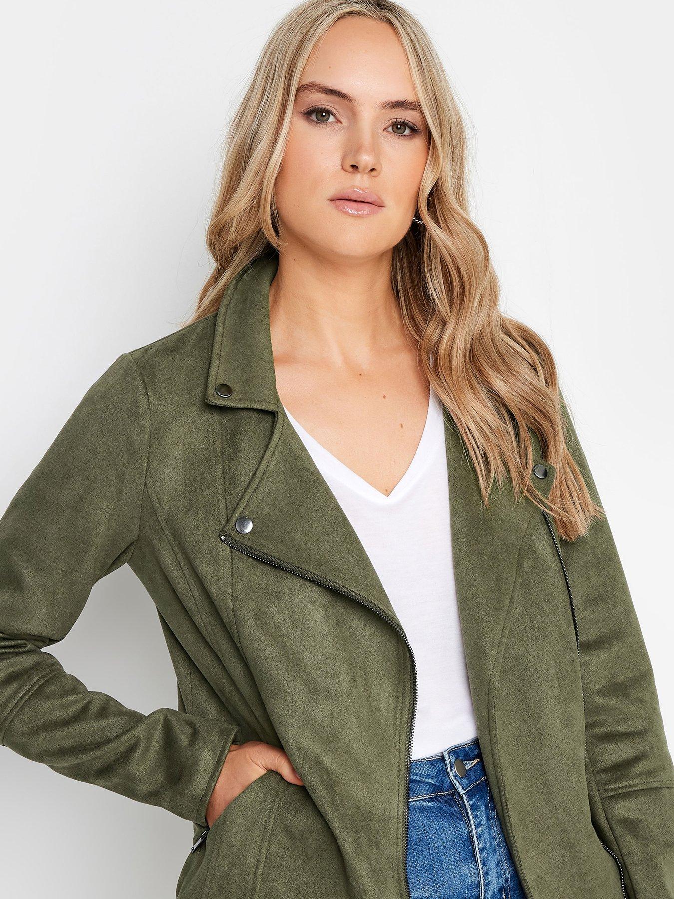 long-tall-sally-tall-olive-suede-biker-jacketoutfit