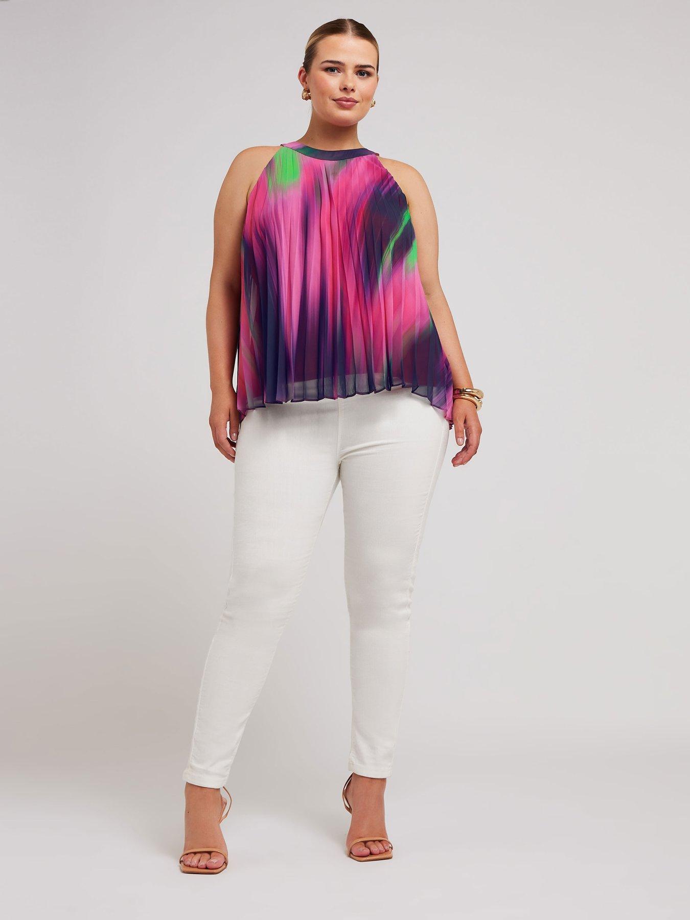 yours-abstract-pleated-top-pinkback