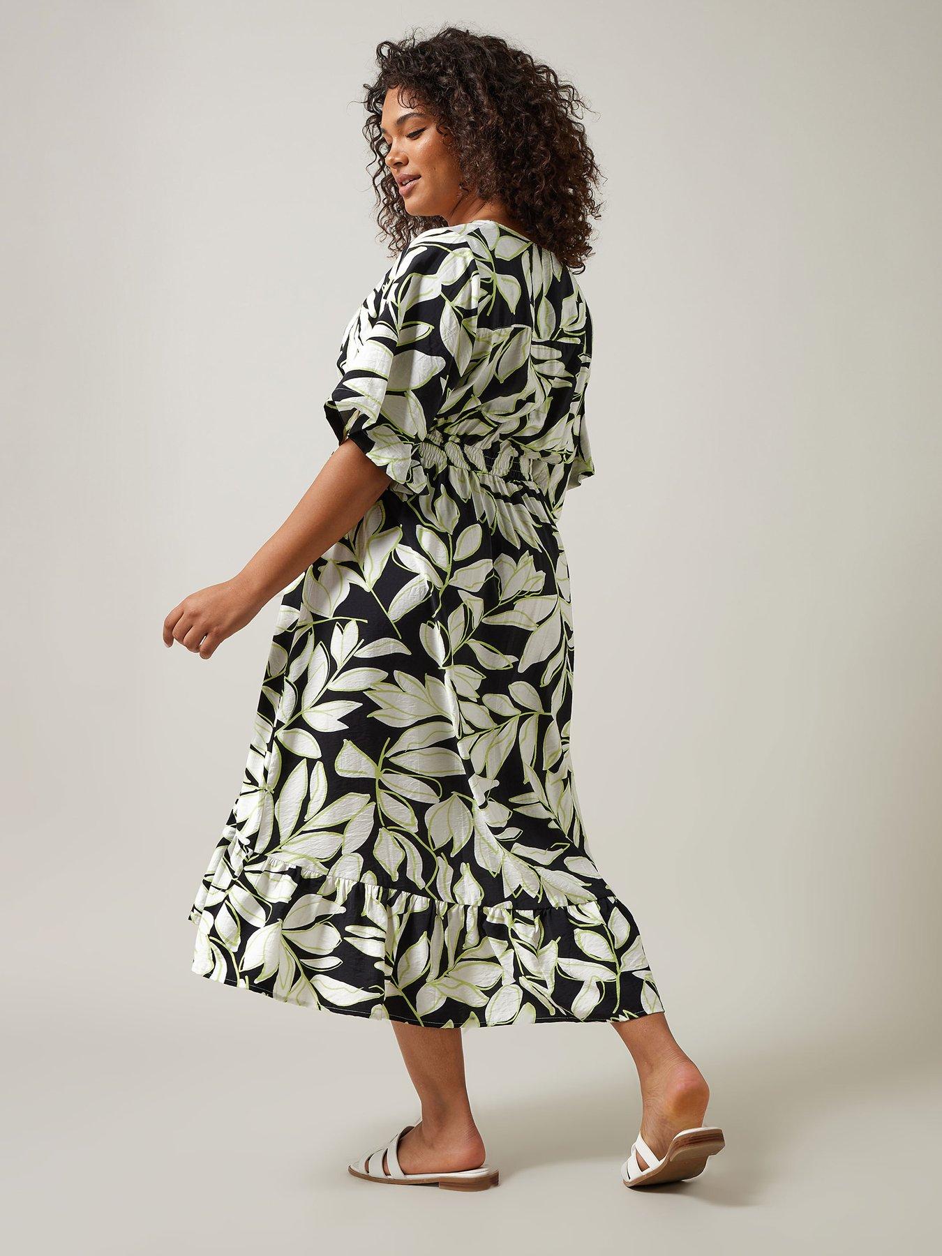 evans-hi-lo-colour-pop-floral-dress-blackstillFront