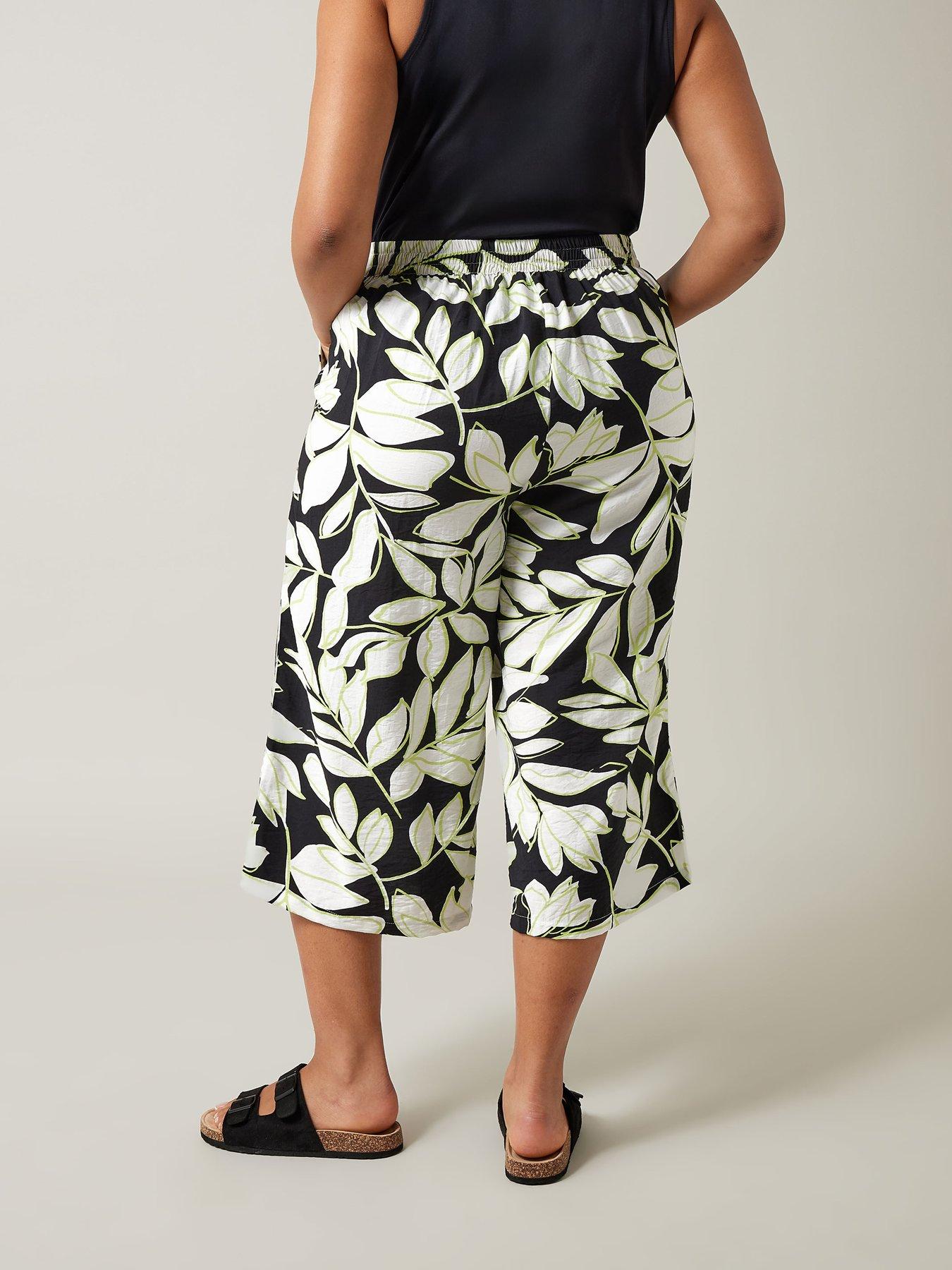 evans-air-flow-culotte-trouser-blackstillFront