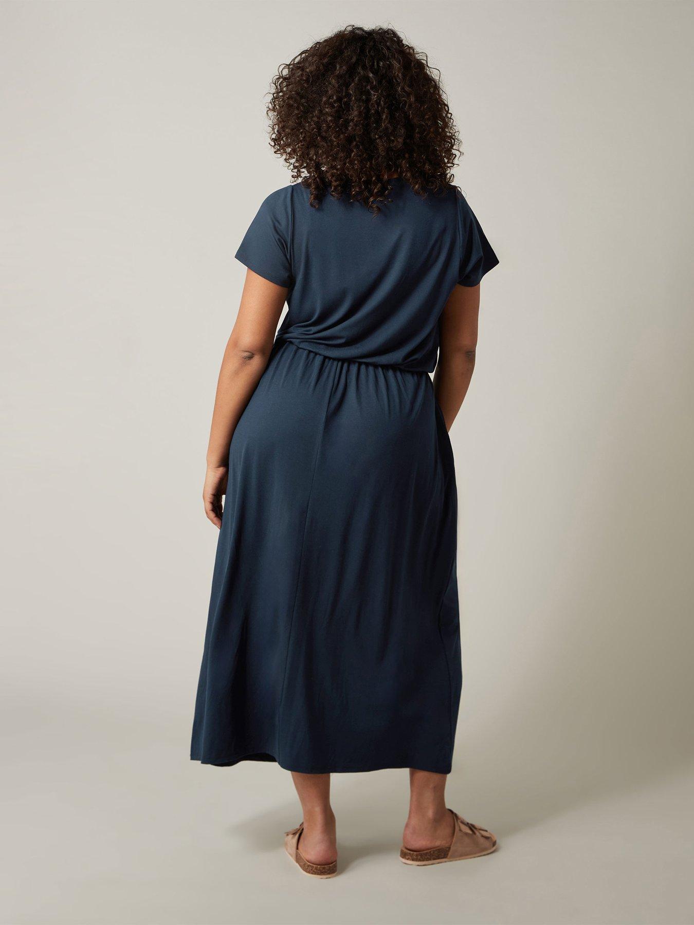 evans-jersey-pocket-dress-navystillFront