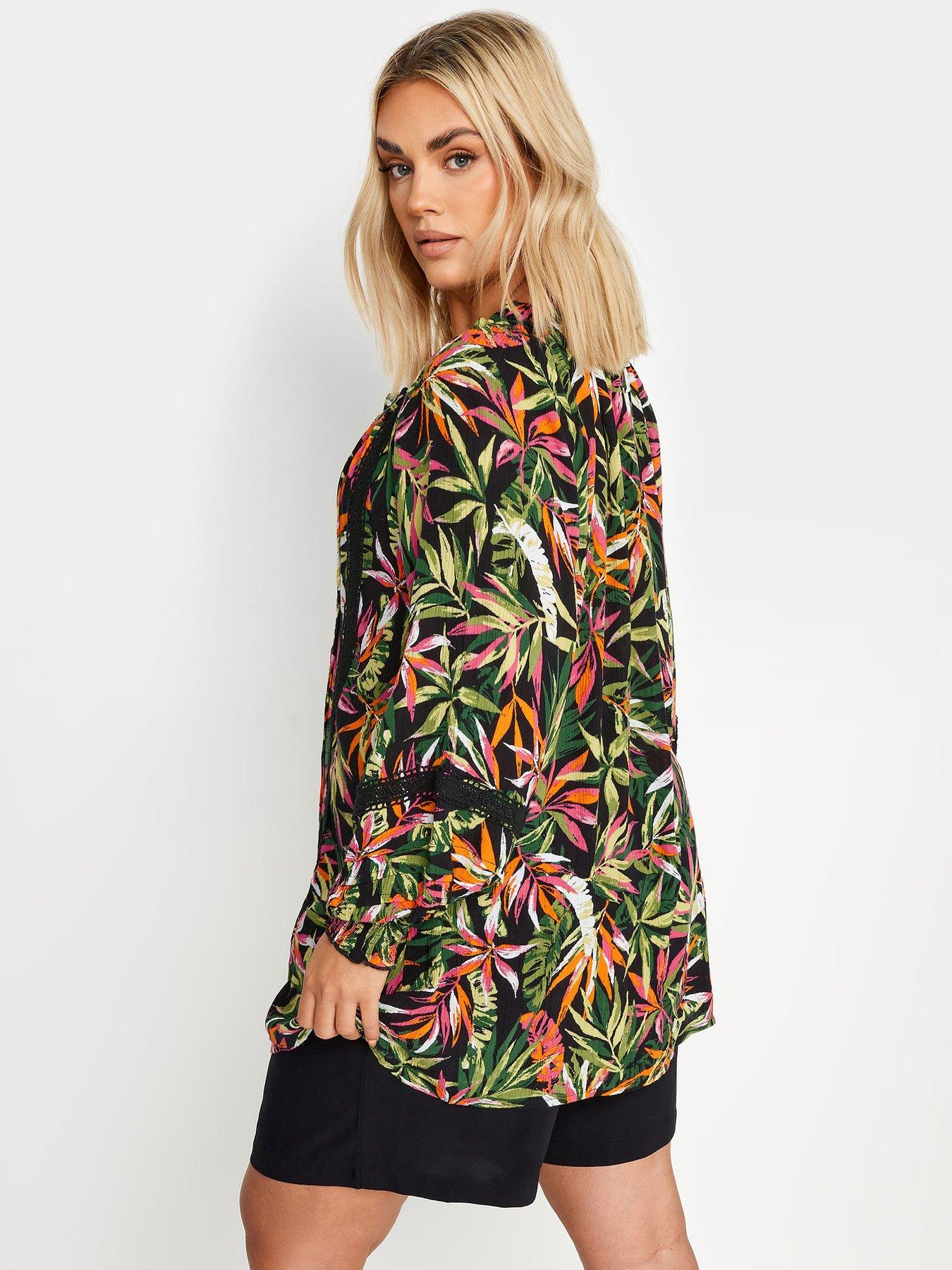 yours-pleat-front-long-sleeve-gypsy-top-multistillFront