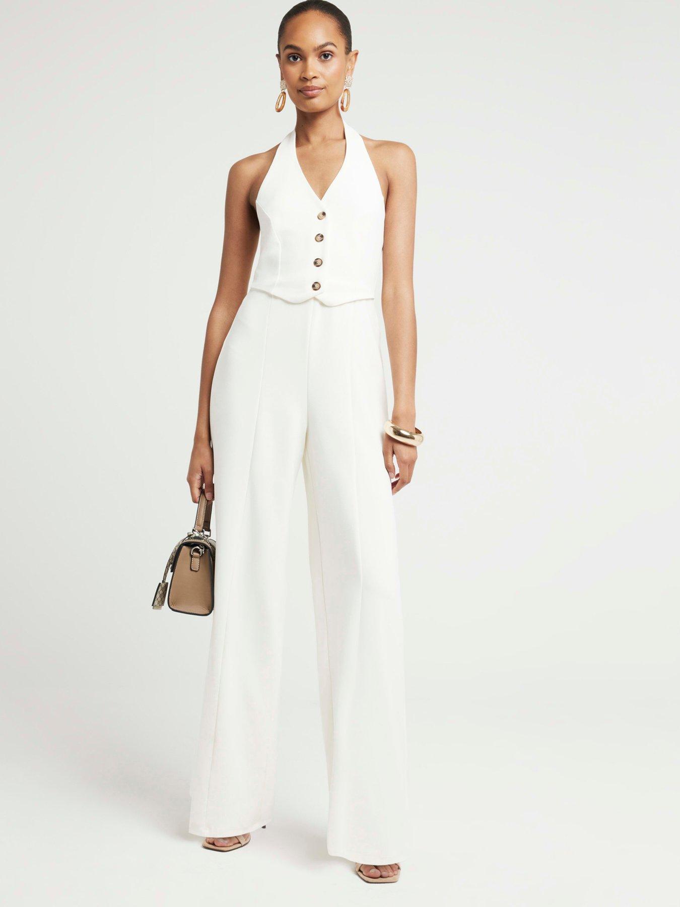 river-island-halterneck-waistcoat-jumpsuit-cream