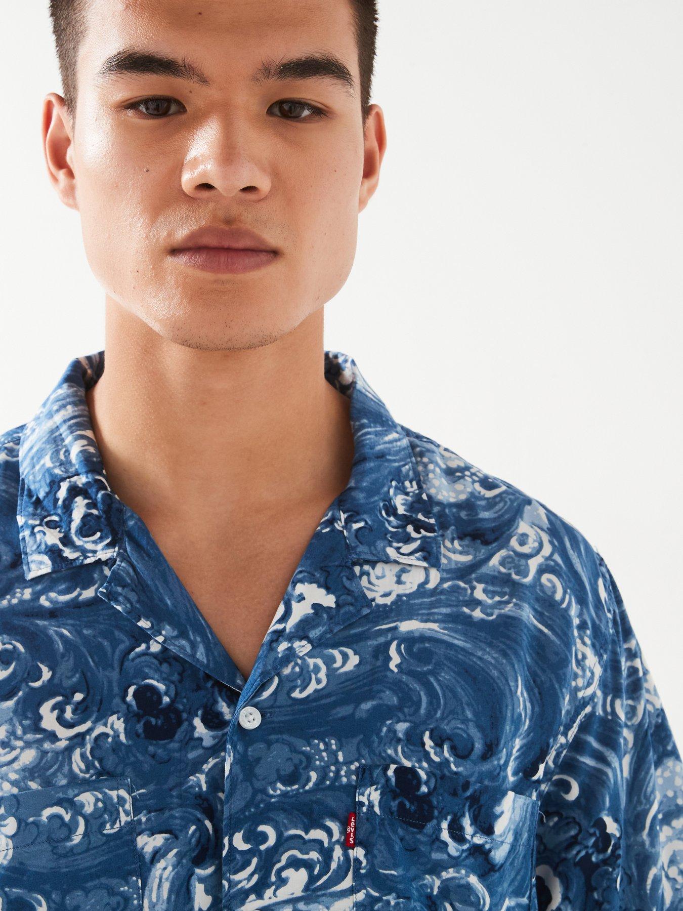 levis-levis-short-sleeve-printed-camper-shirt-blueoutfit