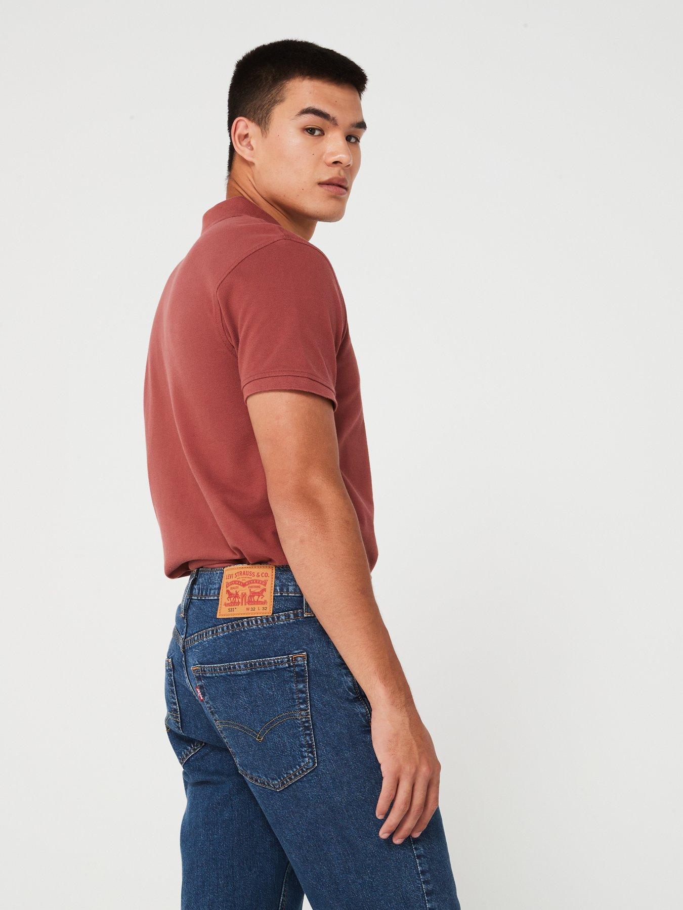 Image 4 of 5 of Levi's Levis 531 Comfort Slim Taper Fit Jeans - Be On My Own -Dark Blue