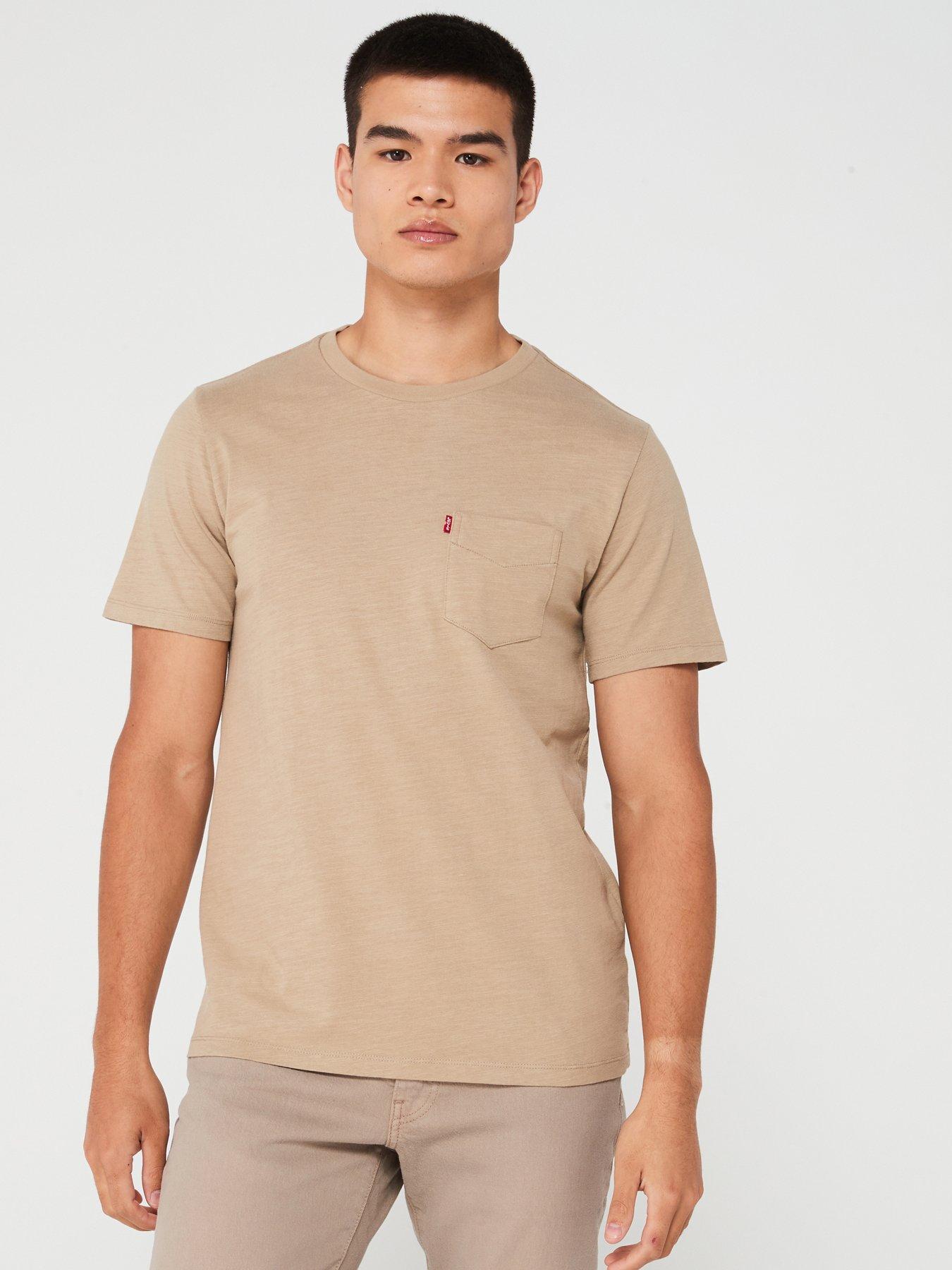 levis-short-sleeve-pocket-t-shirt-beige