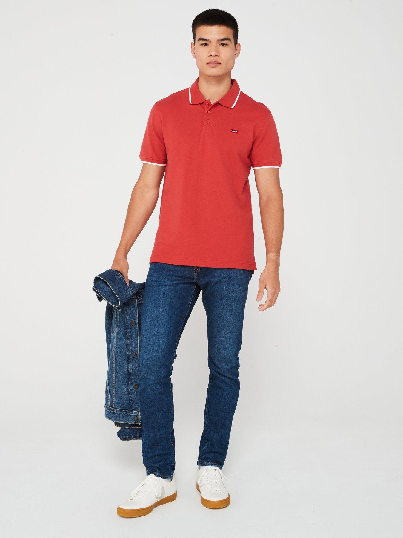 levis-levis-housemark-polo-shirt-redback