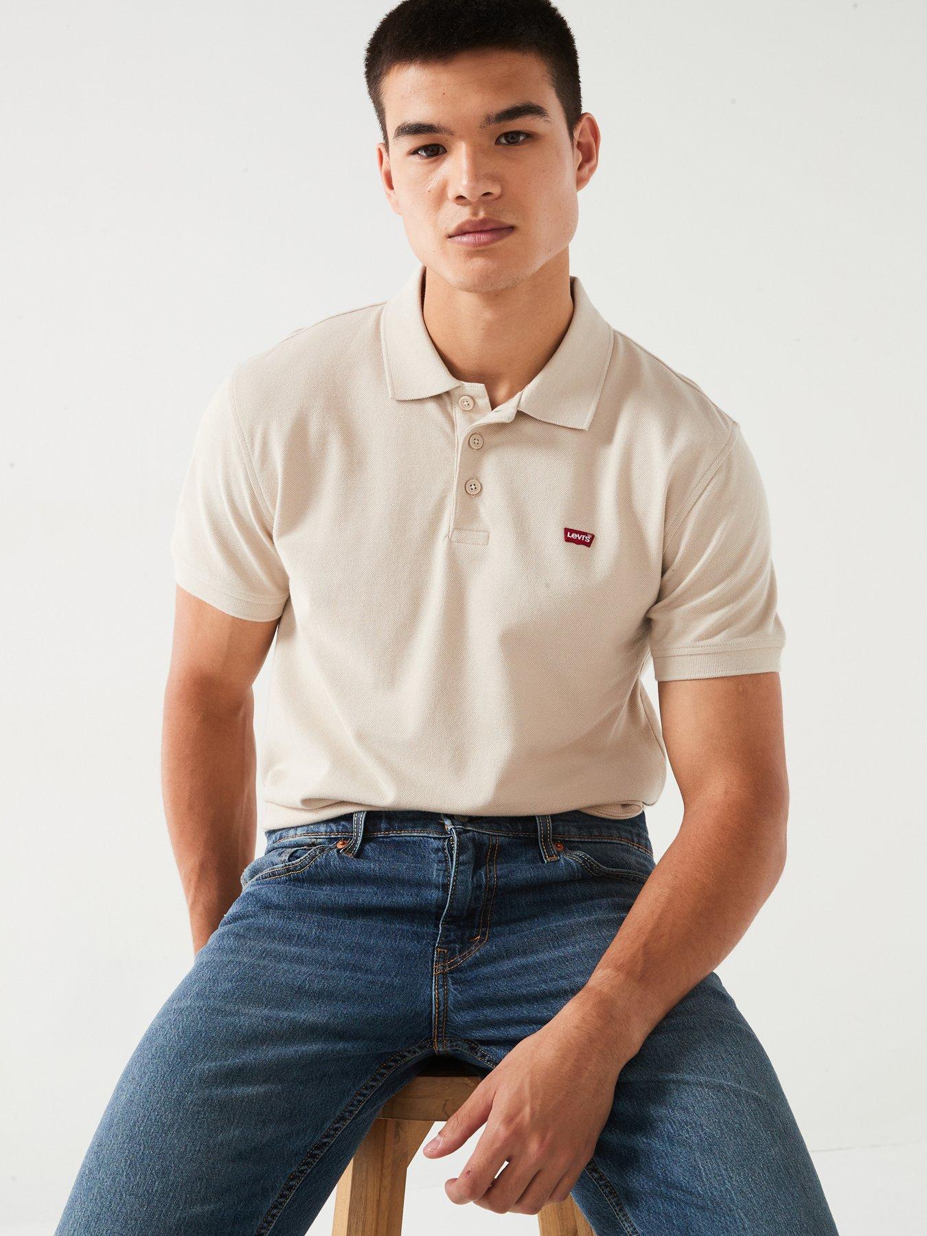 levis-levis-housemark-polo-shirt-beige