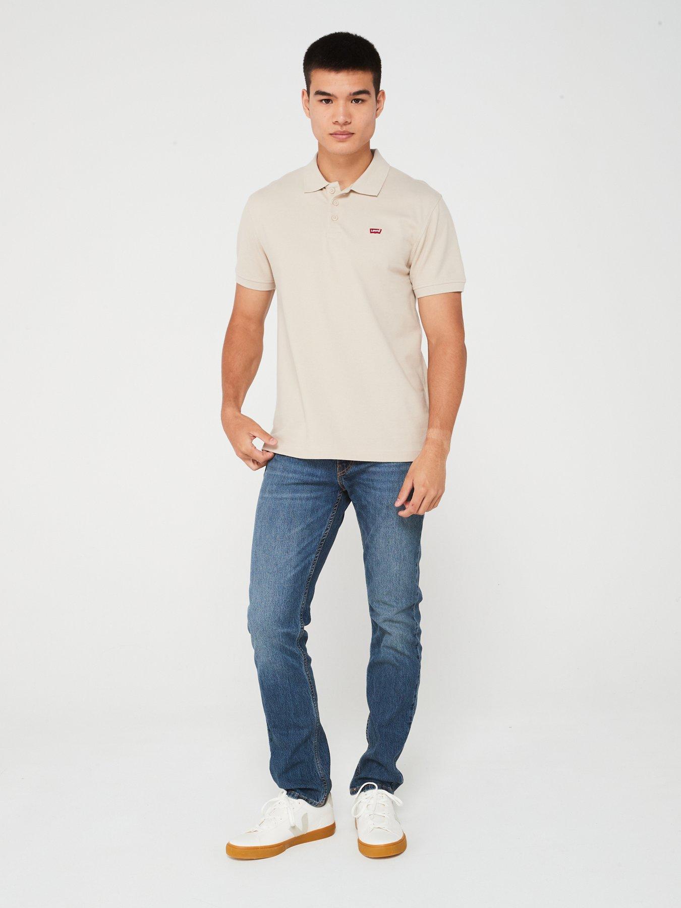 levis-levis-housemark-polo-shirt-beigeback