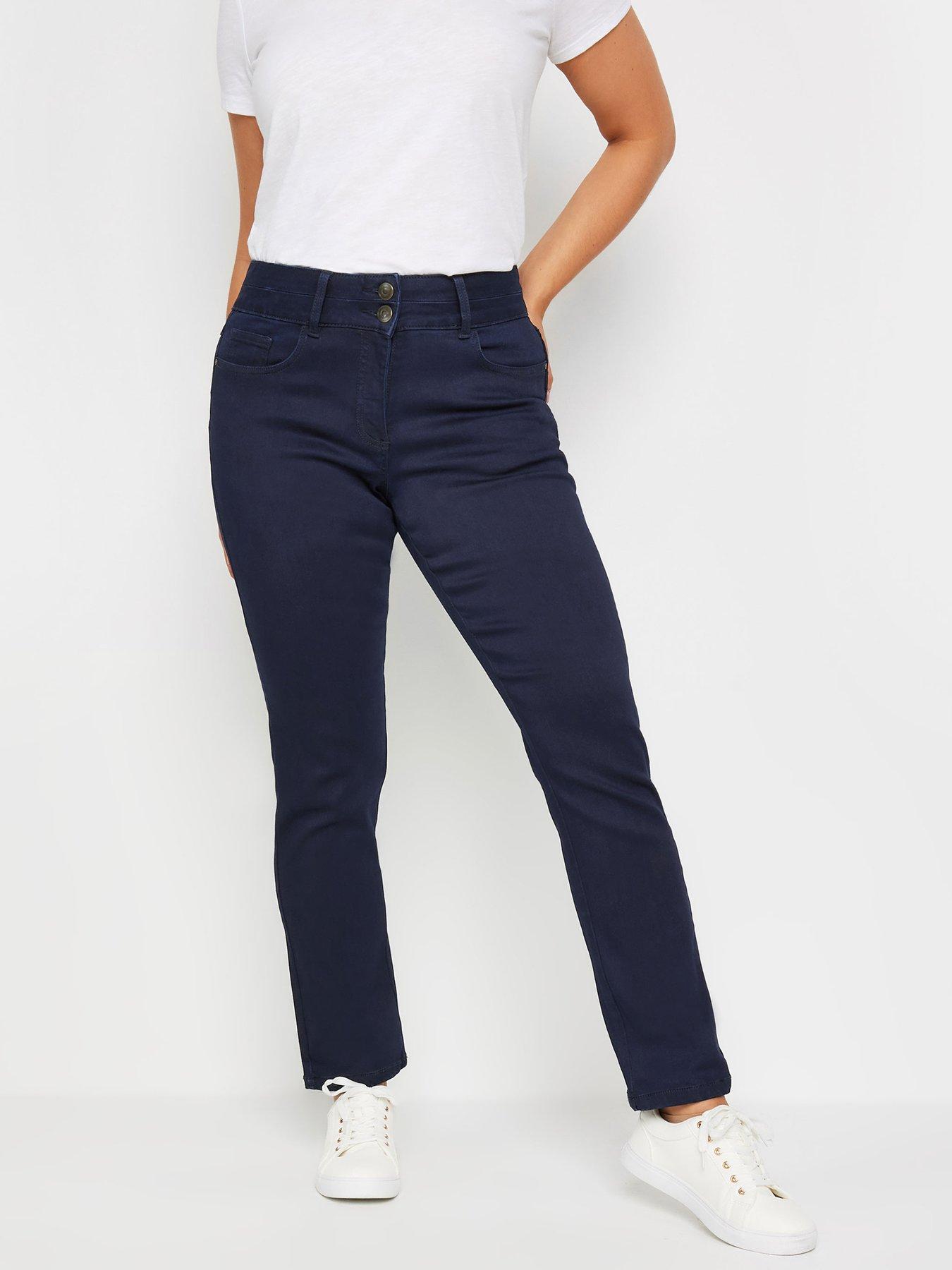 mco-petite-indigo-lift-and-shape-straight-leg-jeans-blue