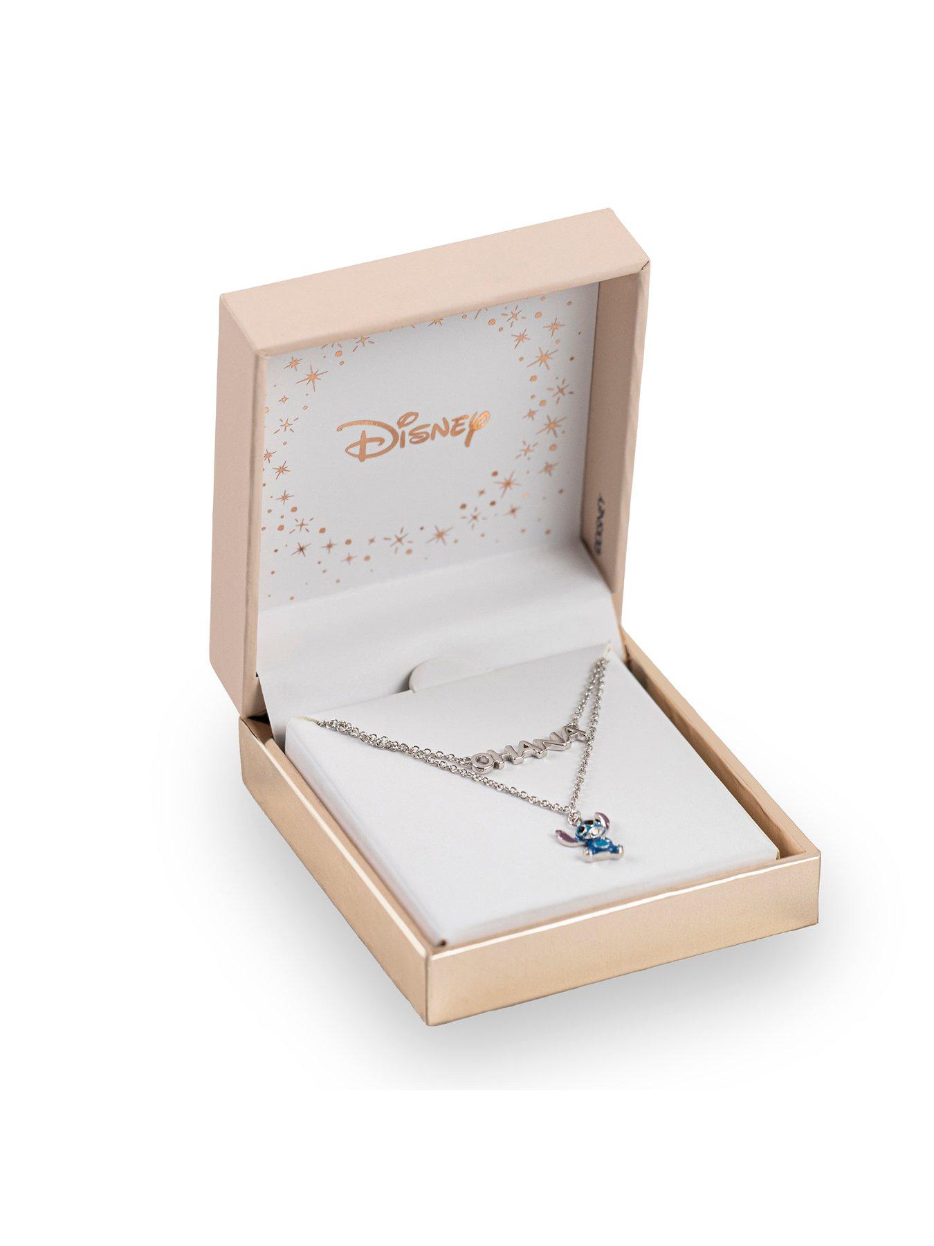 disney-disney-lilo-and-stitch-sterling-silver-double-chain-pendant-necklaceback