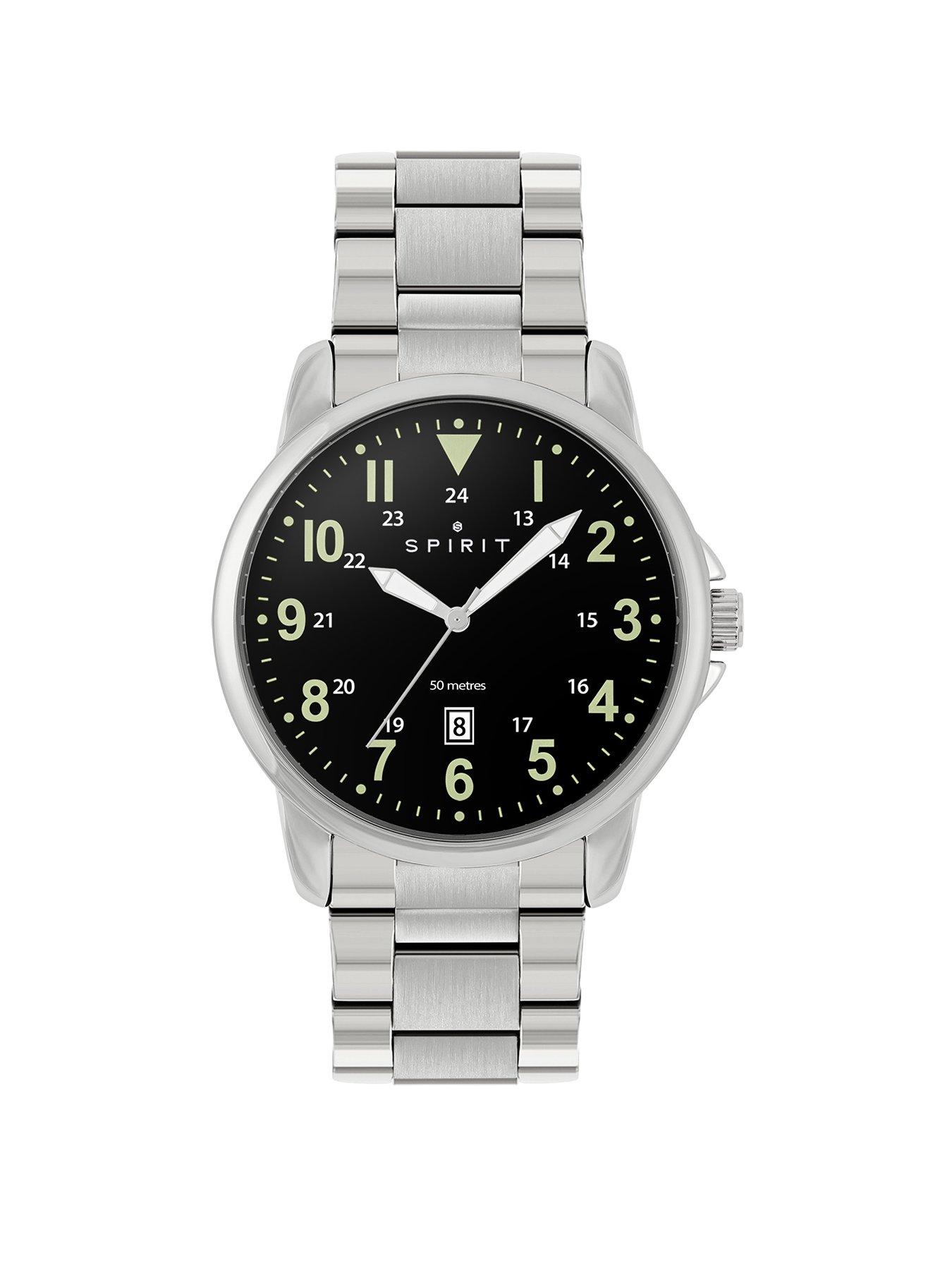 undefined Spirit Gents Silver Sporty Bracelet Watch