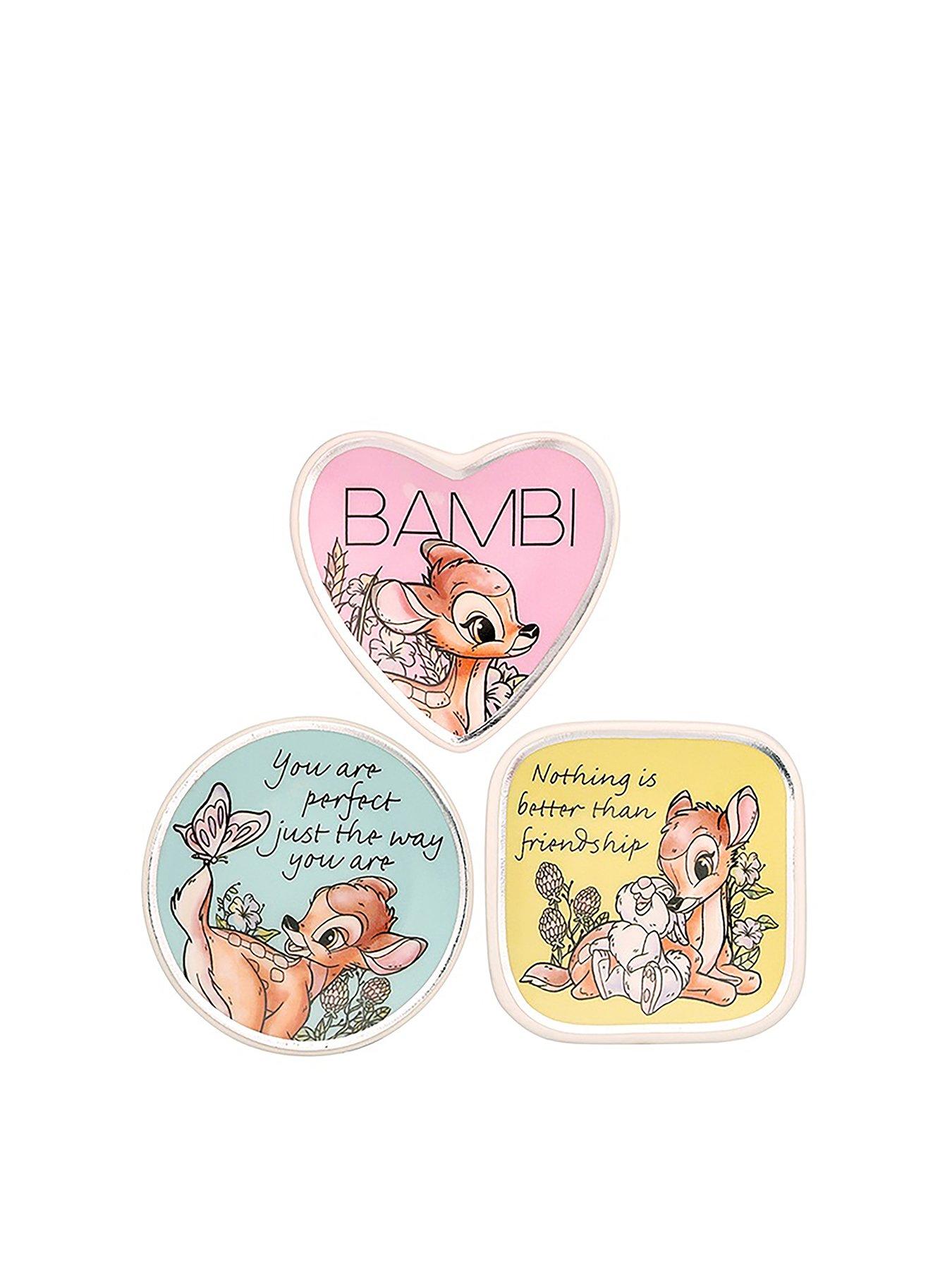 undefined Disney Bambi Yellow, pink  &  blue Ceramic Gift 3 piece Boxed Trinket Tray Set