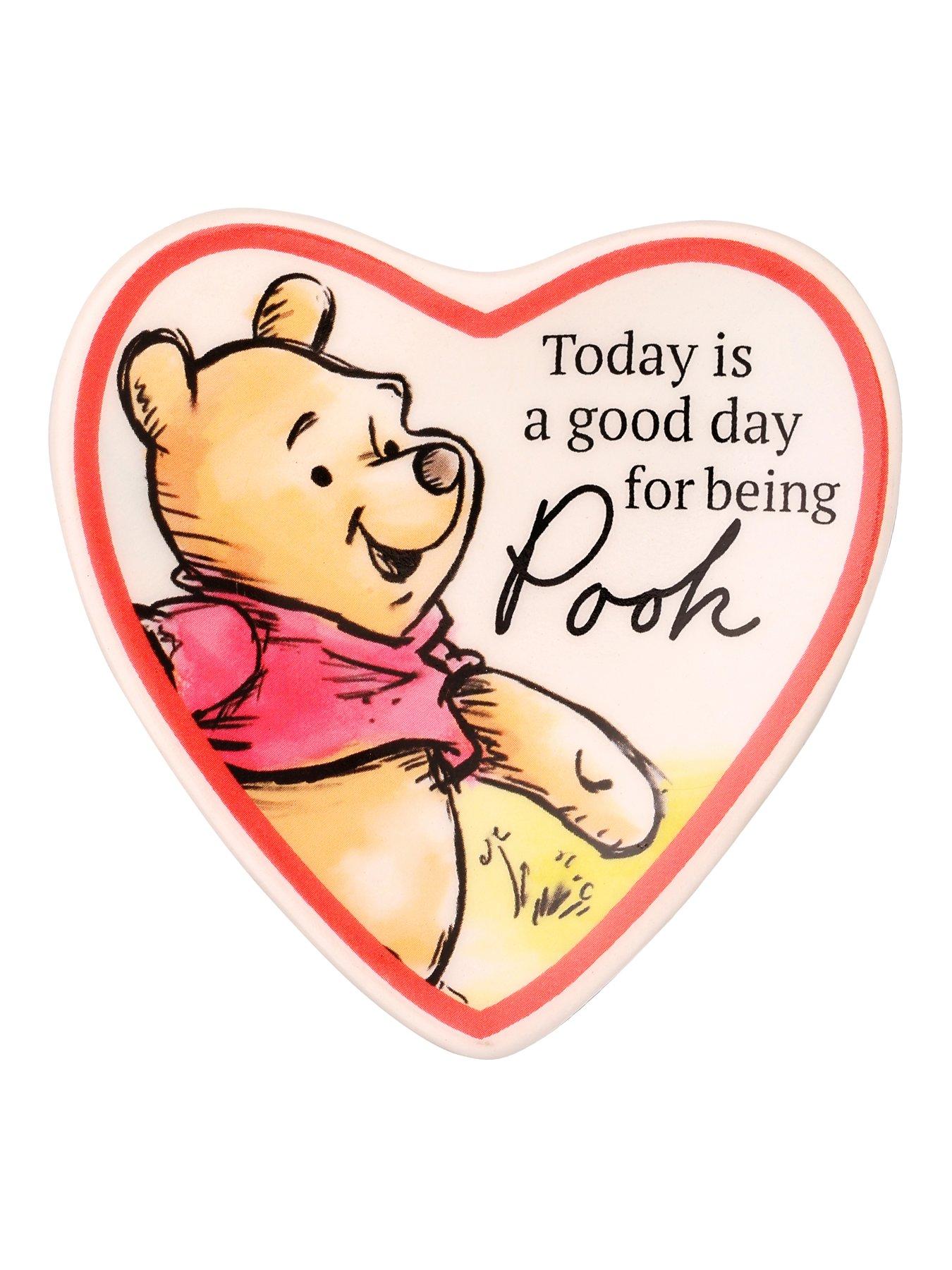 Image 2 of 7 of Disney Disney Winnie the Pooh 3pc Multicoloured Ceramic Gift Mini Trinket Tray set